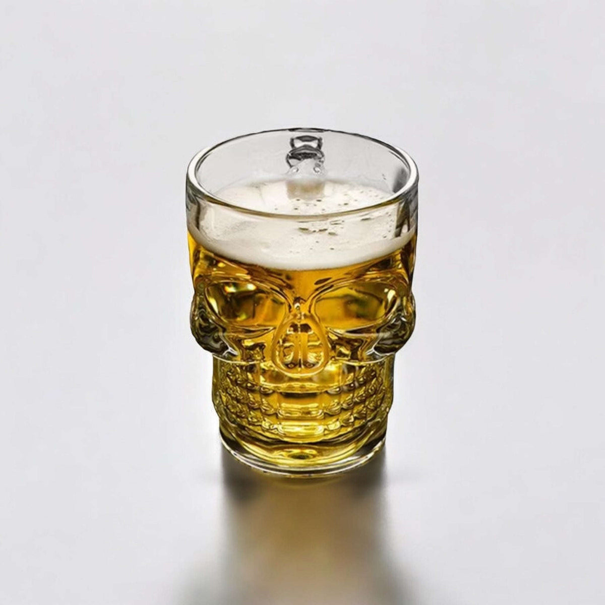 Skull-Shaped 400 ml Beer Glass Mug Kaka Bawa Sons
