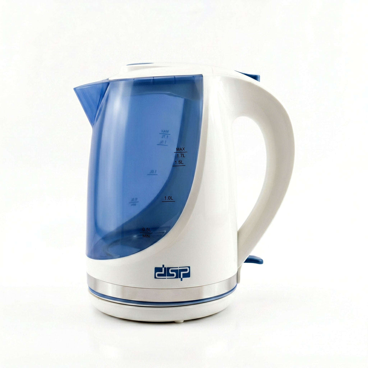 DSP 1.7-Liter Blue & White Electric Kettle Kaka Bawa Sons