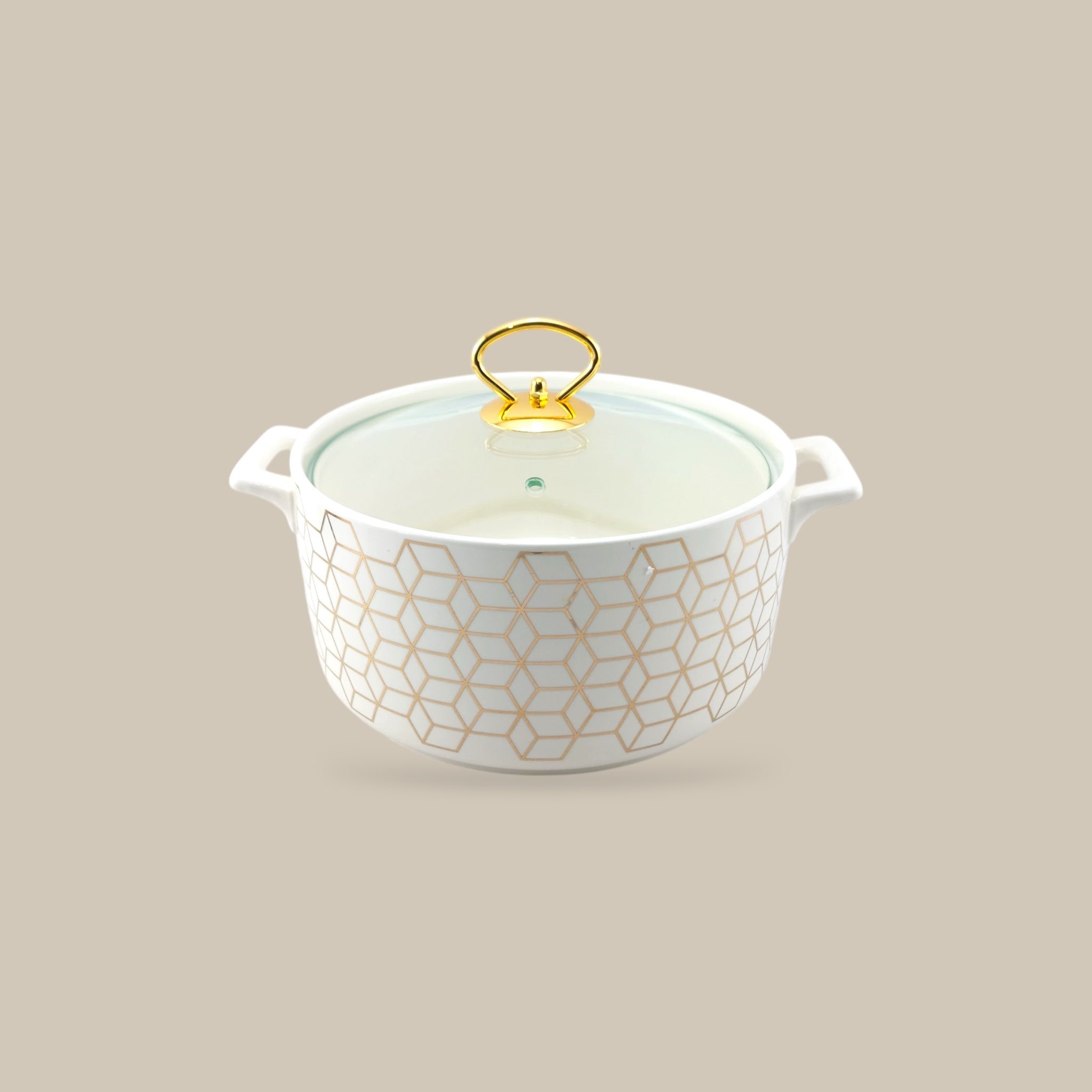 Royal 16-Piece Soup Set With Golden Stand Kaka Bawa Sons