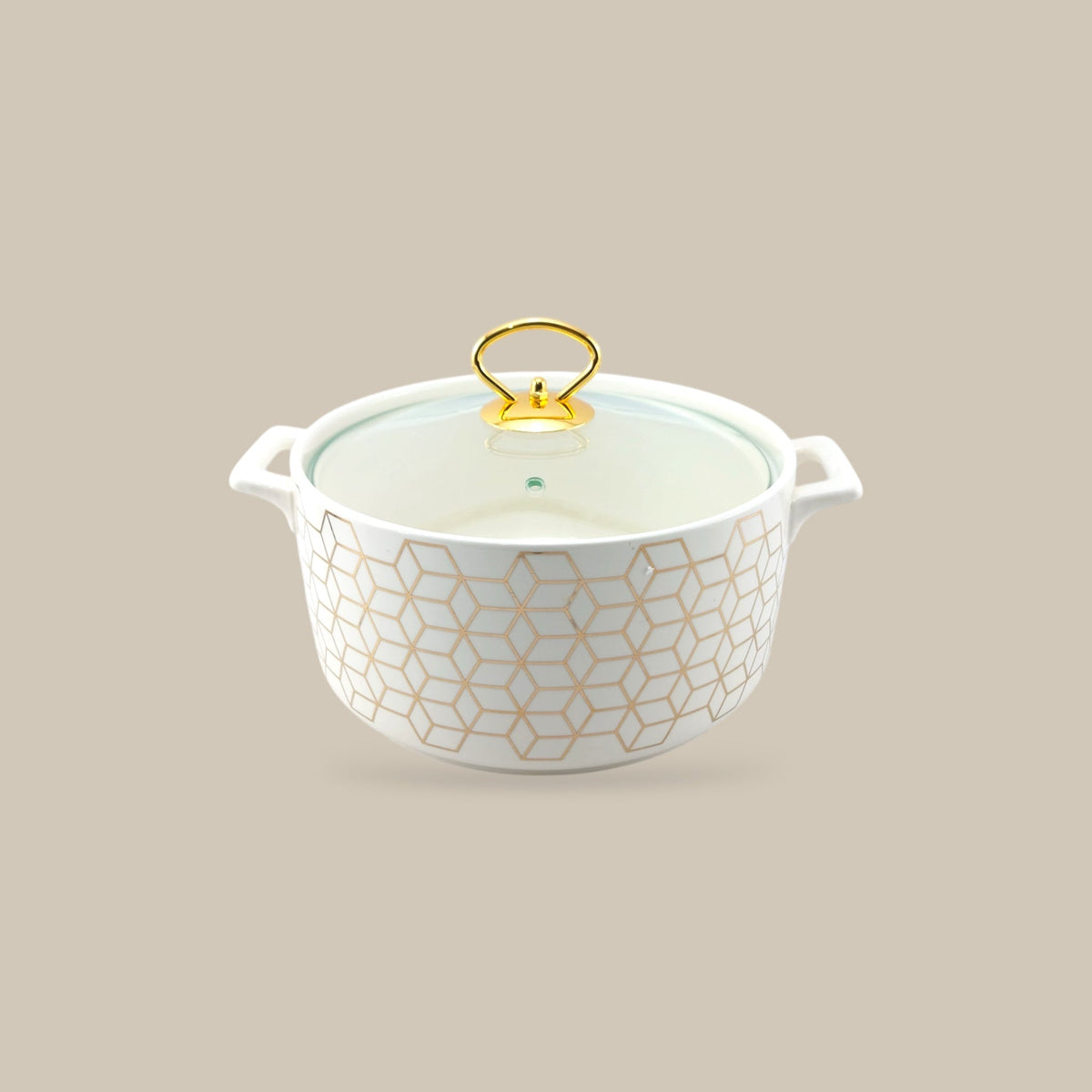 Royal 16-Piece Soup Set With Golden Stand Kaka Bawa Sons