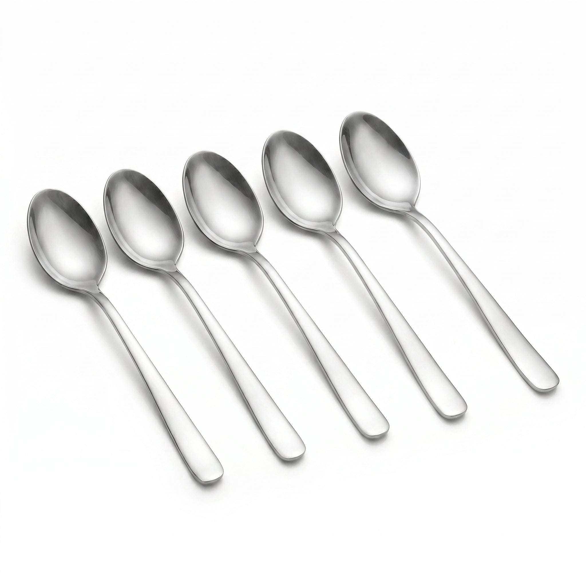 Blaze Pearl 6-Piece Stainless Steel Silver Table Spoon Set Kaka Bawa Sons