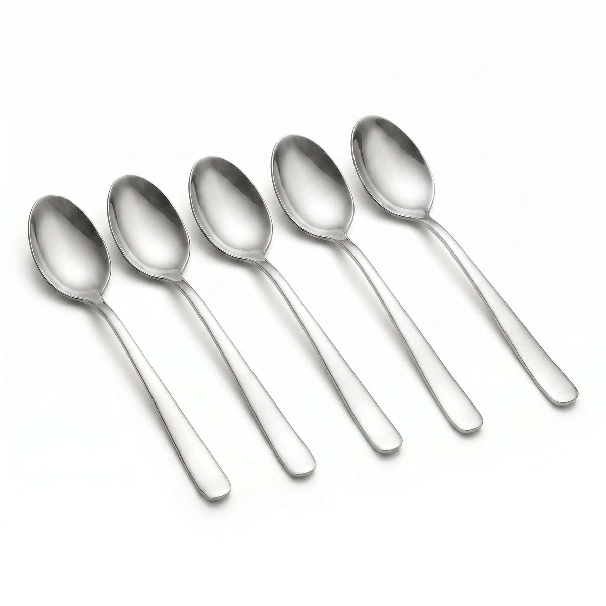 Blaze Pearl 6-Piece Stainless Steel Silver Table Spoon Set Kaka Bawa Sons