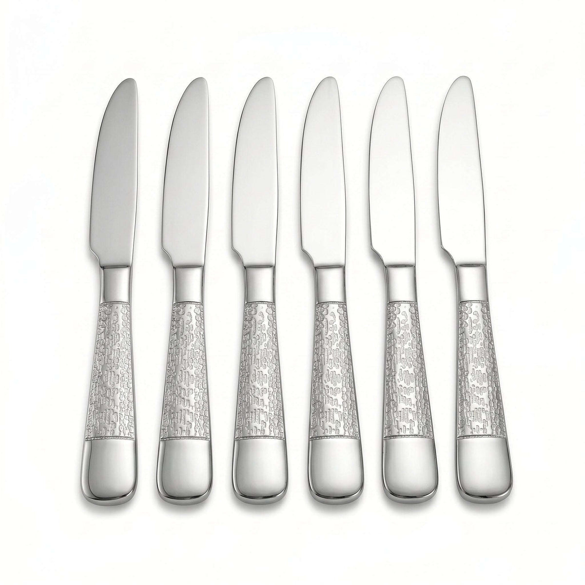 Blaze Tree 6-pIece Stainless Steel Silver Table Knife Set Kaka Bawa Sons