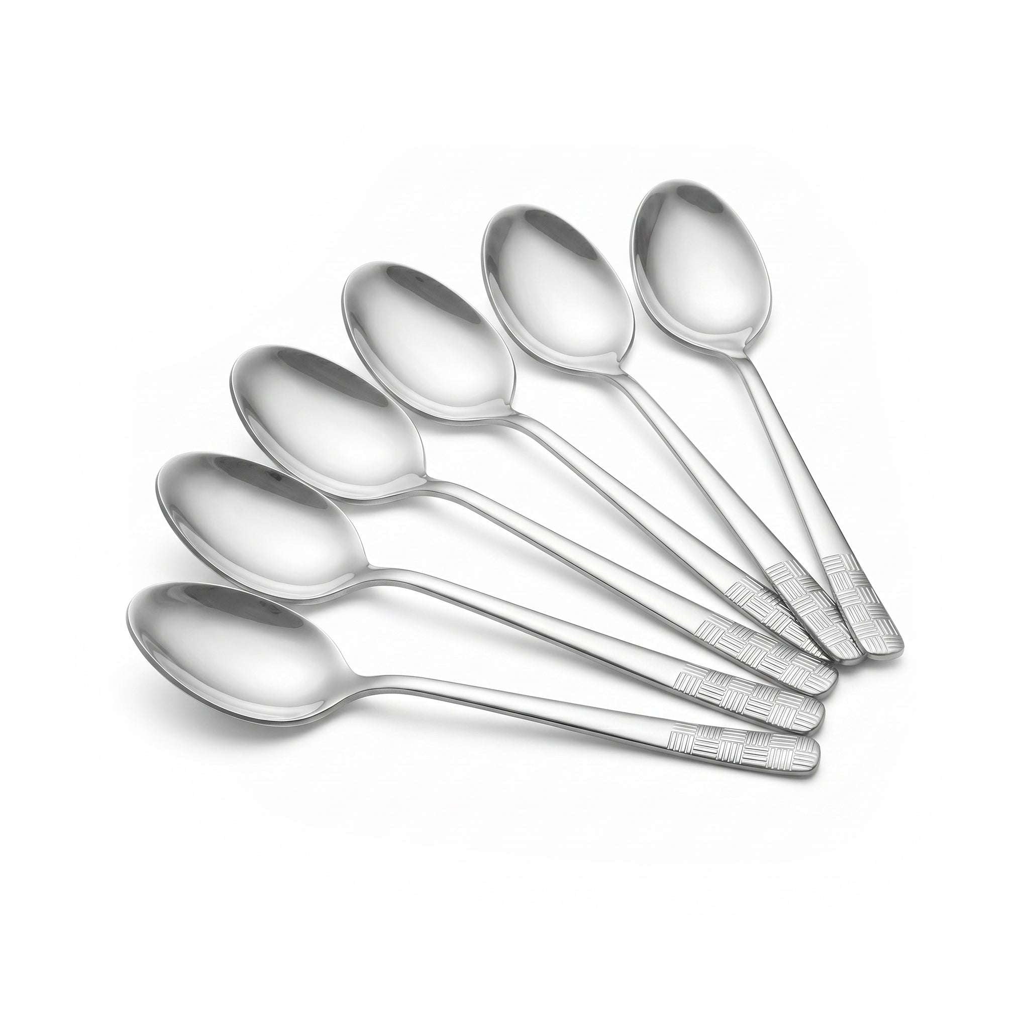 Blaze R.P.1 Stainless Steel 6-Piece Silver Tea Spoon Set Kaka Bawa Sons