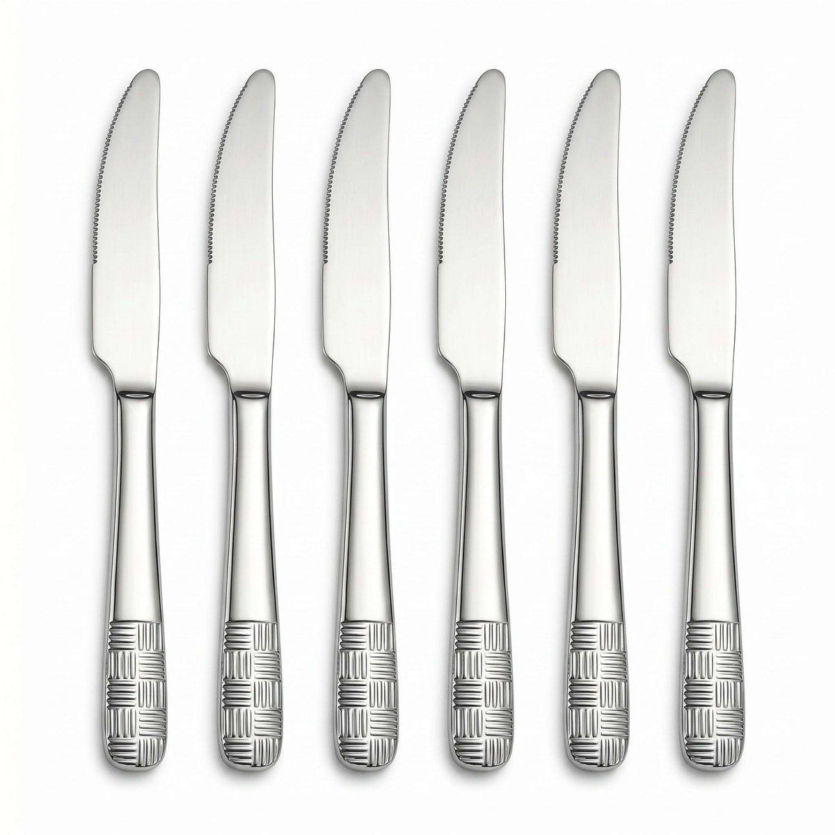 Blaze R.P.1 Stainless Steel 6-Piece Silver Table Knife Set Kaka Bawa Sons