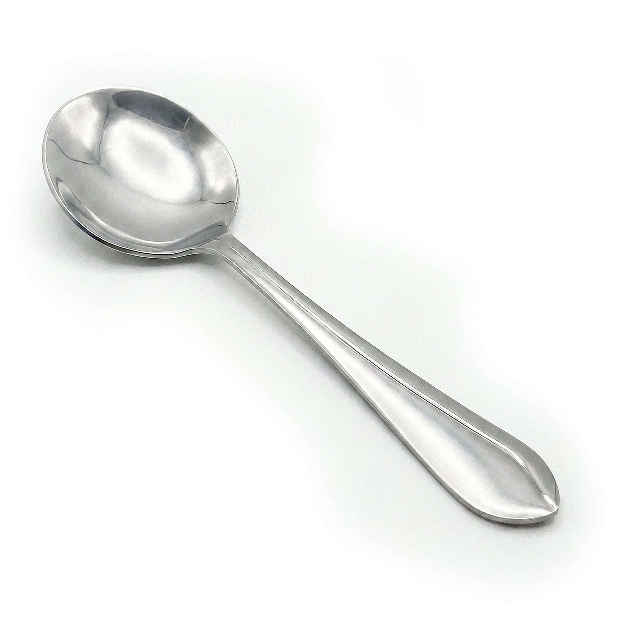 Fish Sandy Stainless Steel Silver Serving Soup Spoon Kaka Bawa Sons