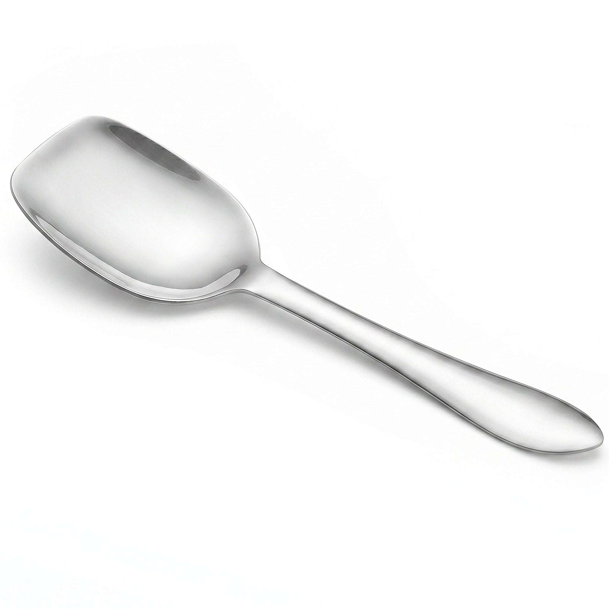 Mirror Polish Stainless Steel Silver Serving Panja Rice Spoon Kaka Bawa Sons