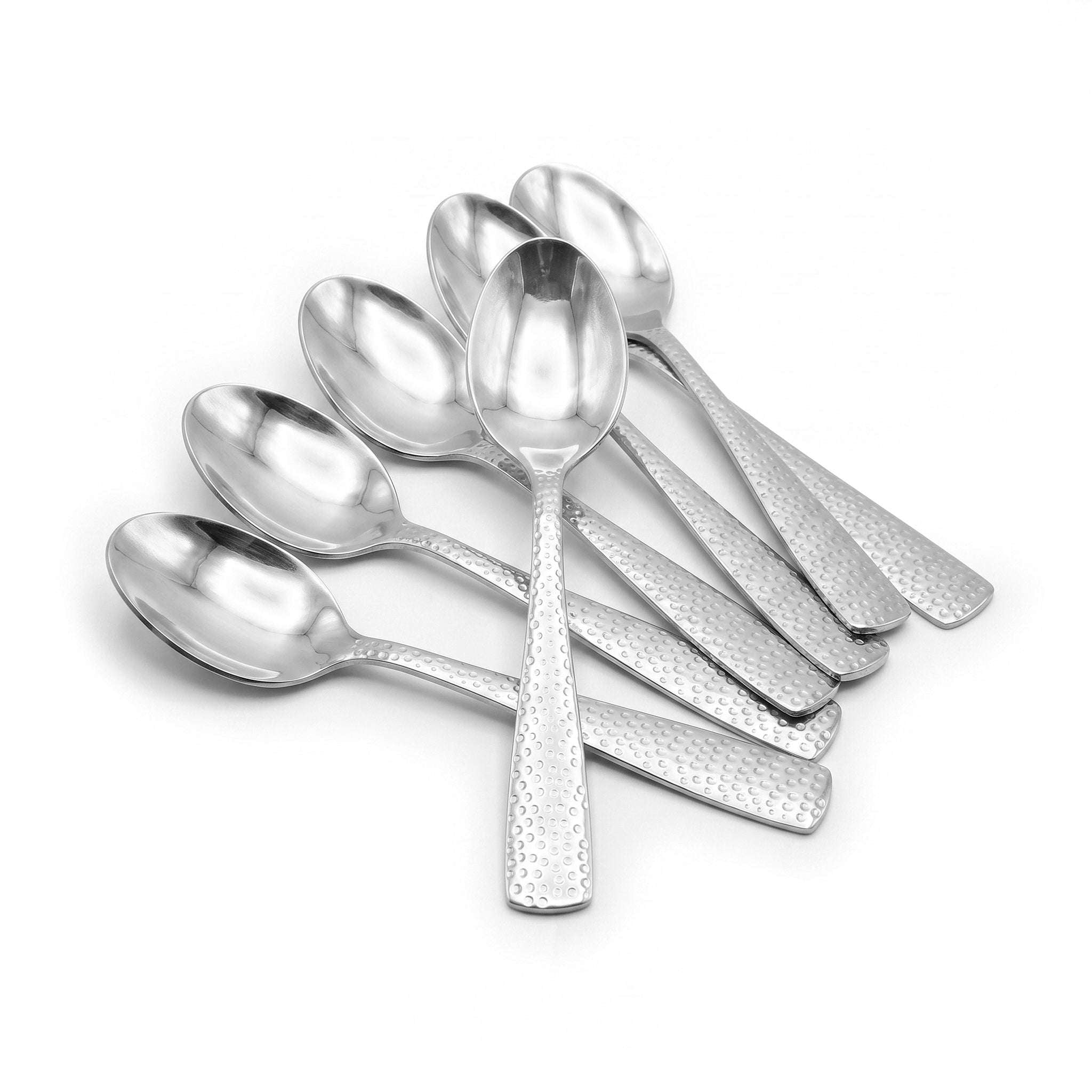 Humbur 6-Piece Stainless Steel Silver Tea Spoon Set Kaka Bawa Sons