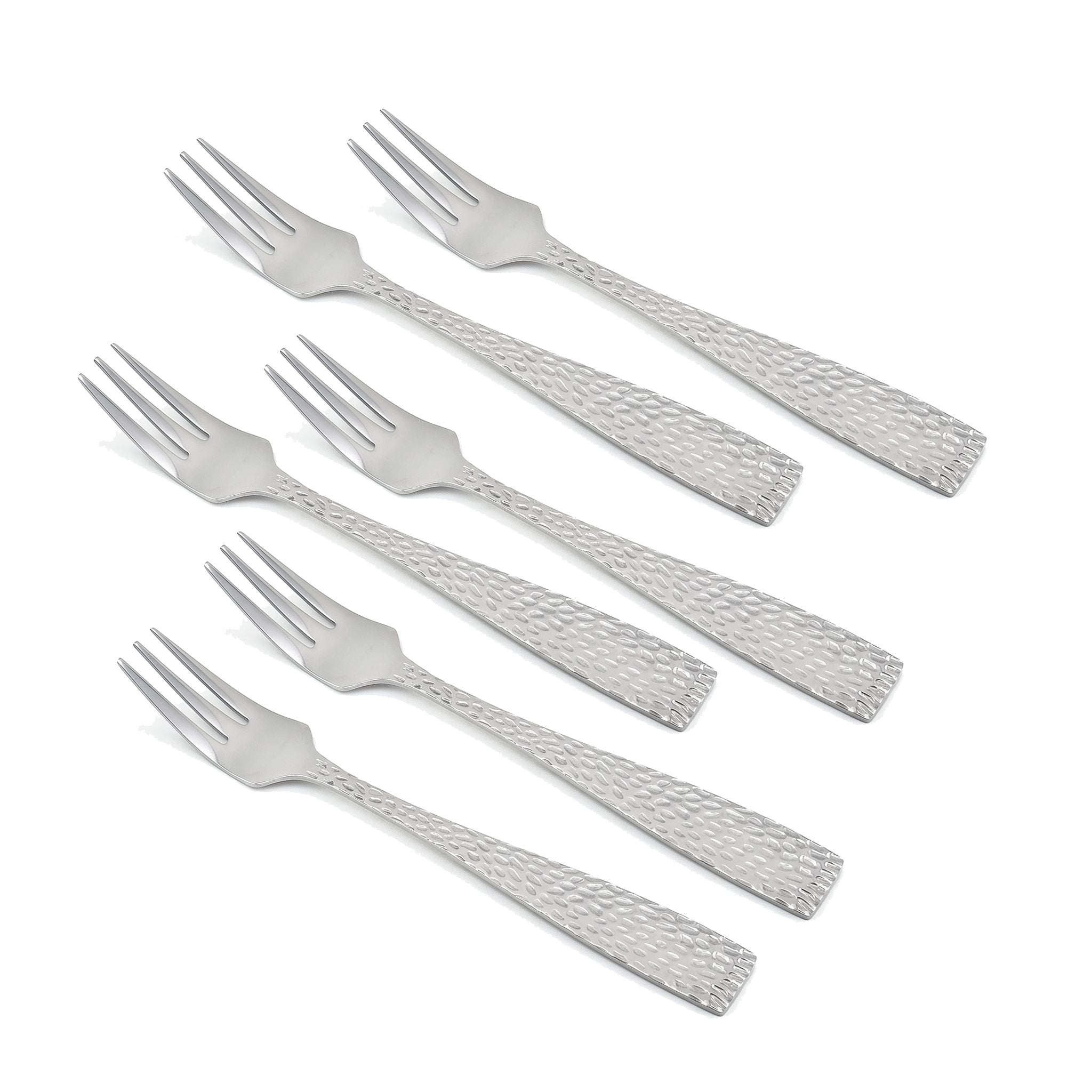 Humber 6-Piece Stainless Steel Silver Baby Fork Set Kaka Bawa Sons