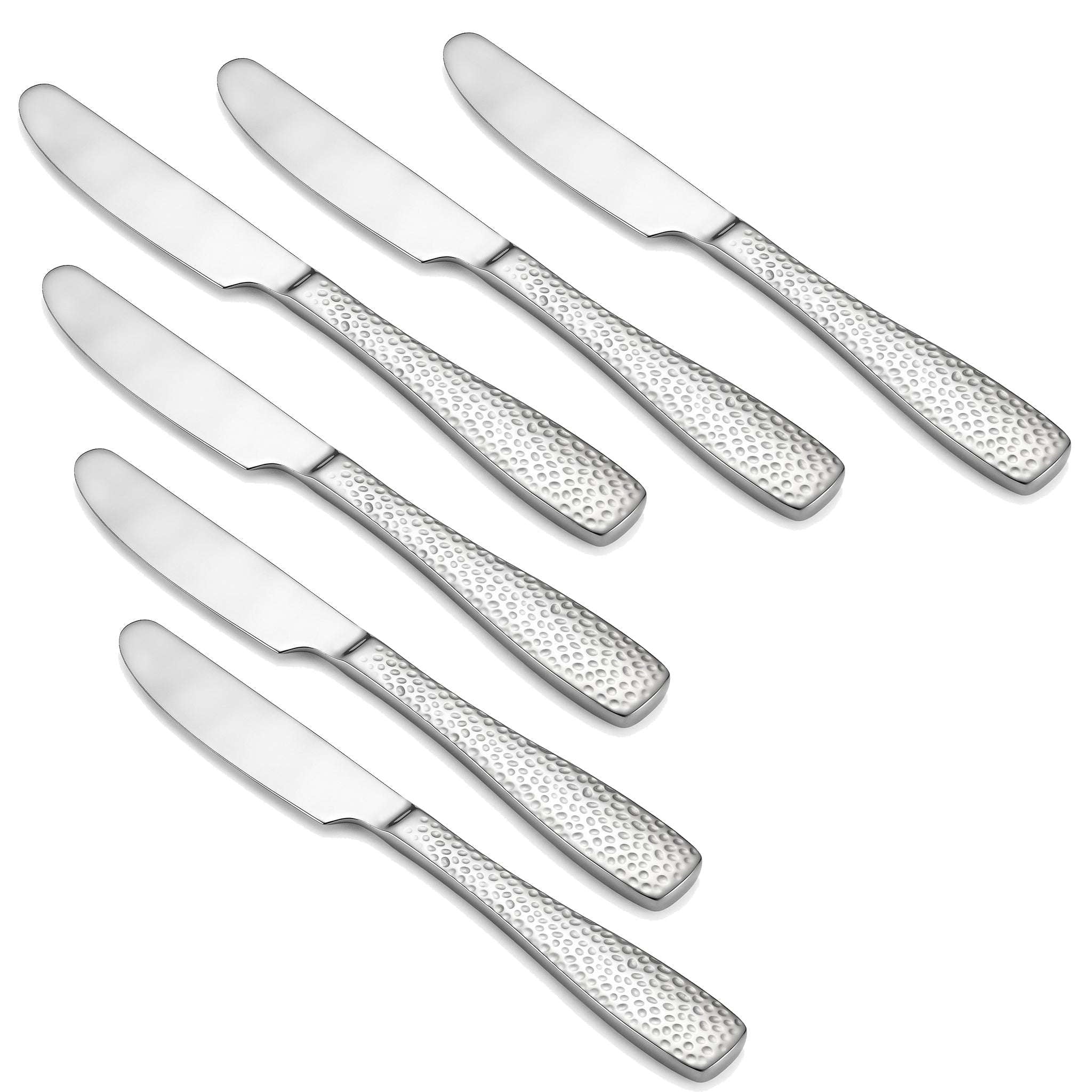 Humber 6-Piece Stainless Steel Silver Table Knife Set Kaka Bawa Sons