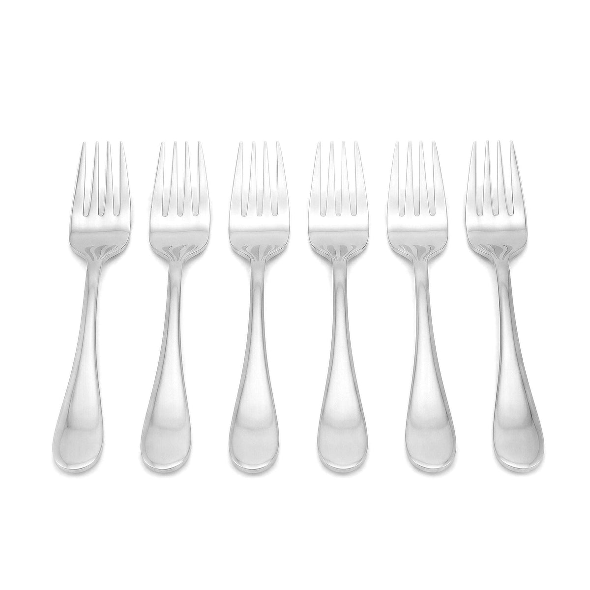 H.D 6-Piece Stainless Steel Silver Baby Fork Set Kaka Bawa Sons