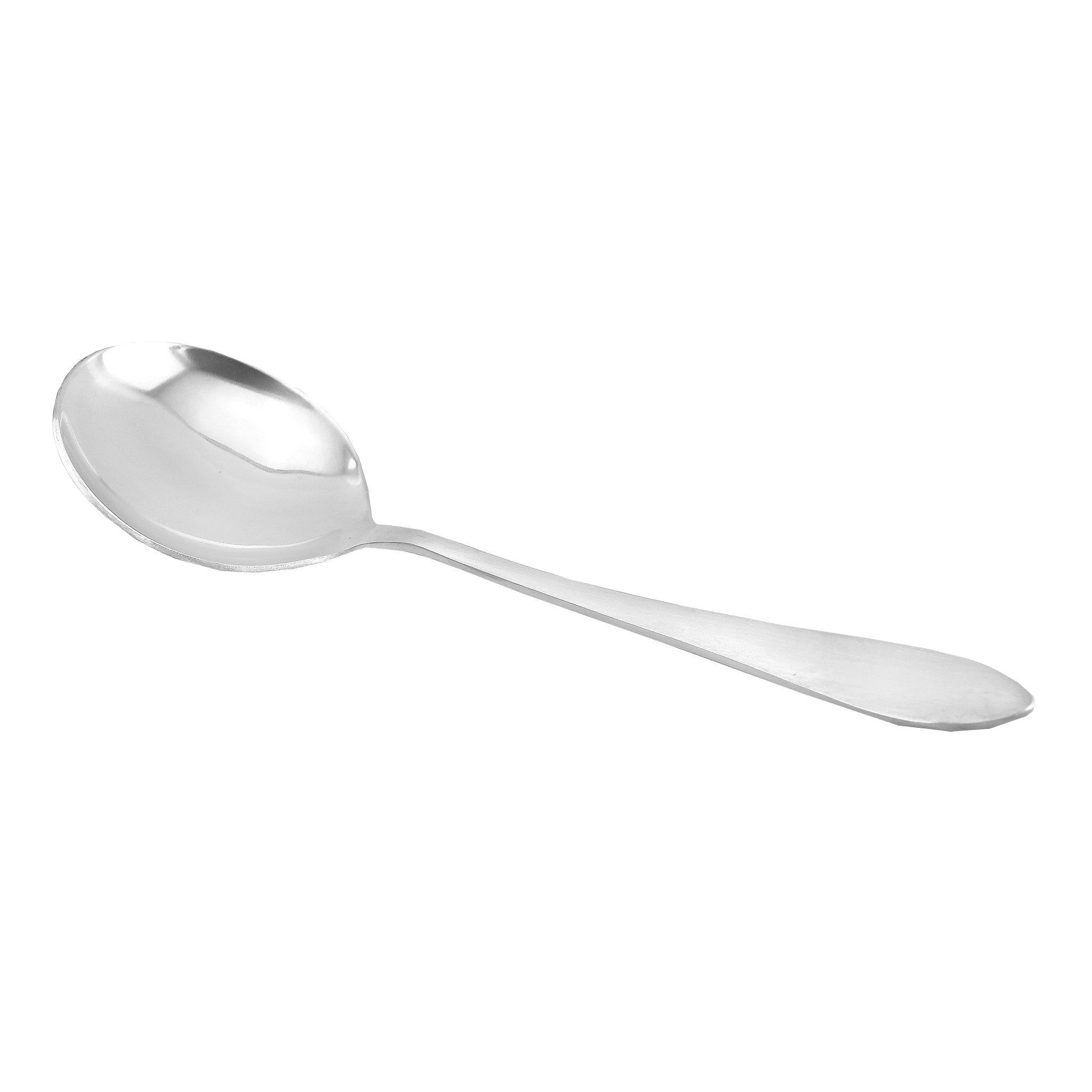 H.D Stainless Steel Silver Serving Soup Spoon Kaka Bawa Sons