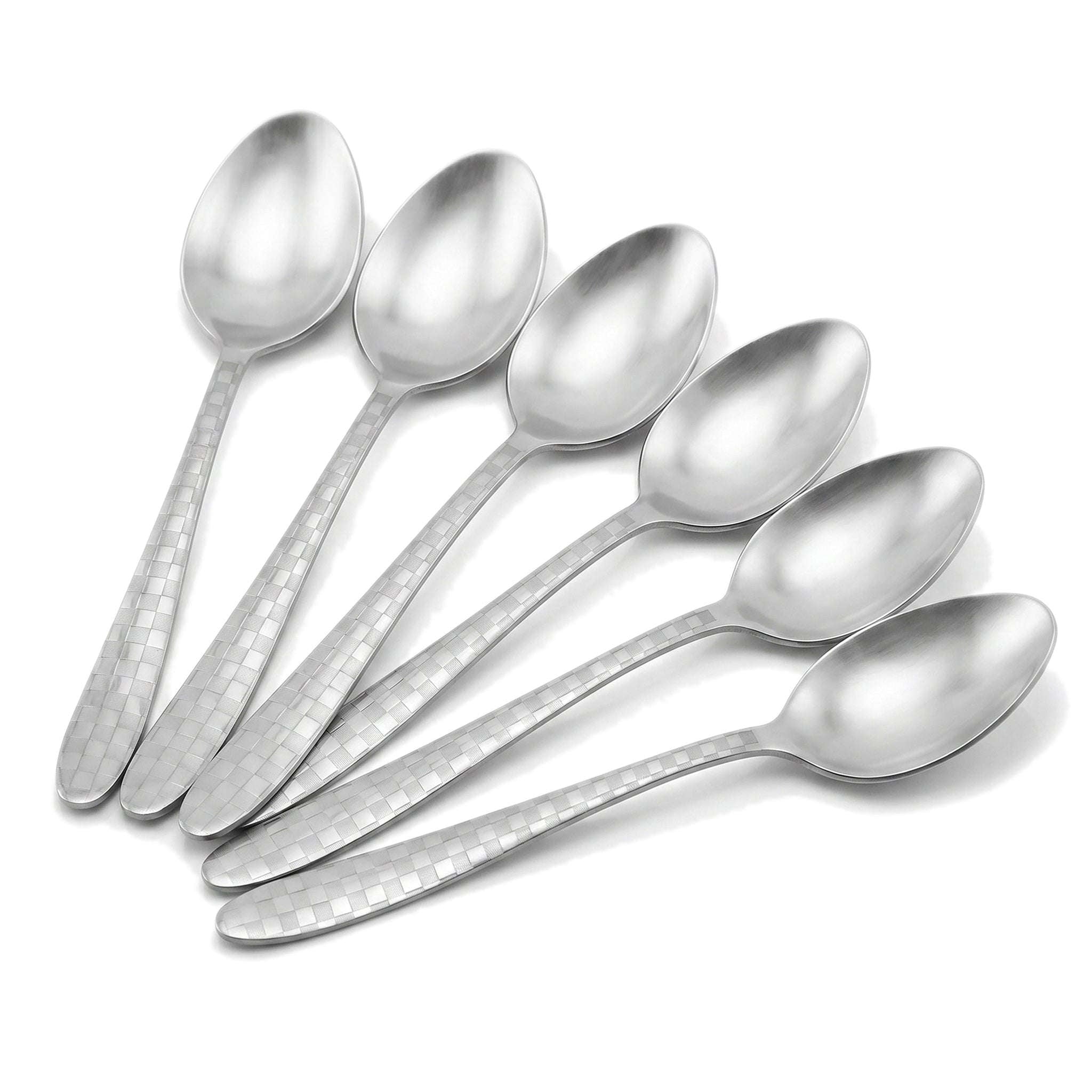 Lazer One 6-Piece Stainless Steel Silver Table Spoon Set Kaka Bawa Sons