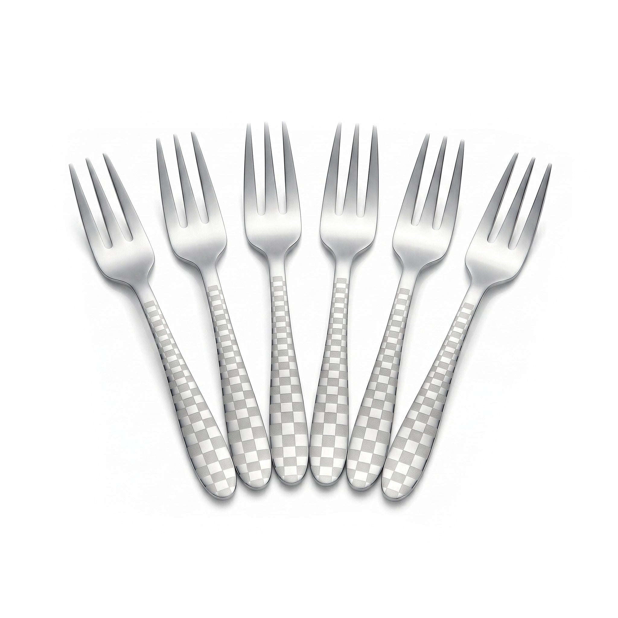 Lazer One 6-Piece Stainless Steel Silver Baby Fork Set Kaka Bawa Sons