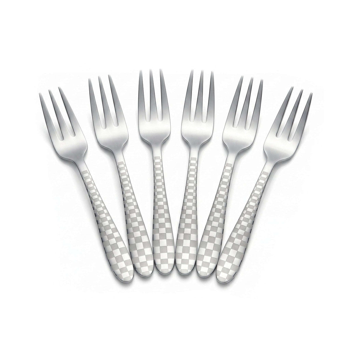 Lazer One 6-Piece Stainless Steel Silver Baby Fork Set Kaka Bawa Sons