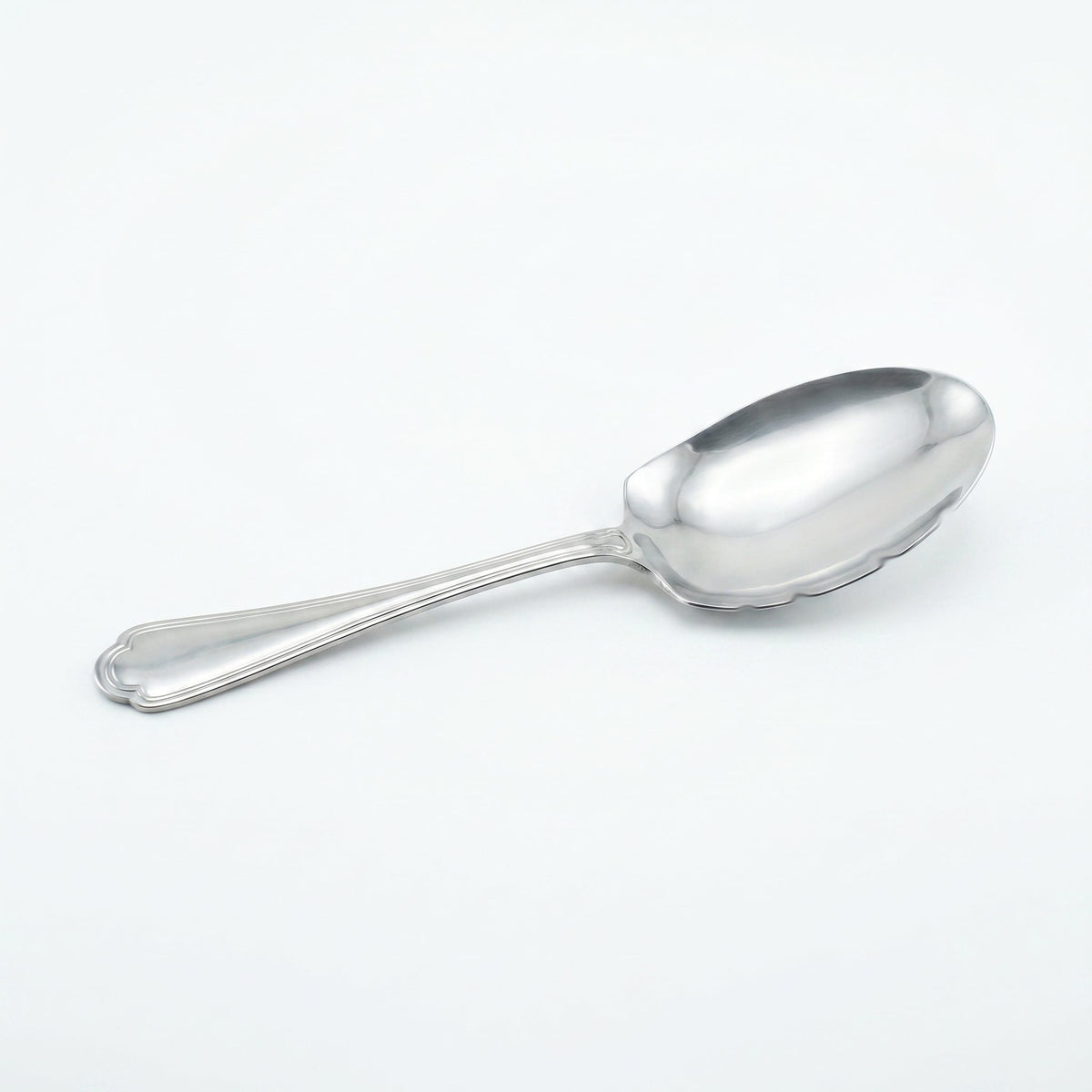 N.F Moon Stainless Steel Silver Serving Rice Panja Spoon Kaka Bawa Sons