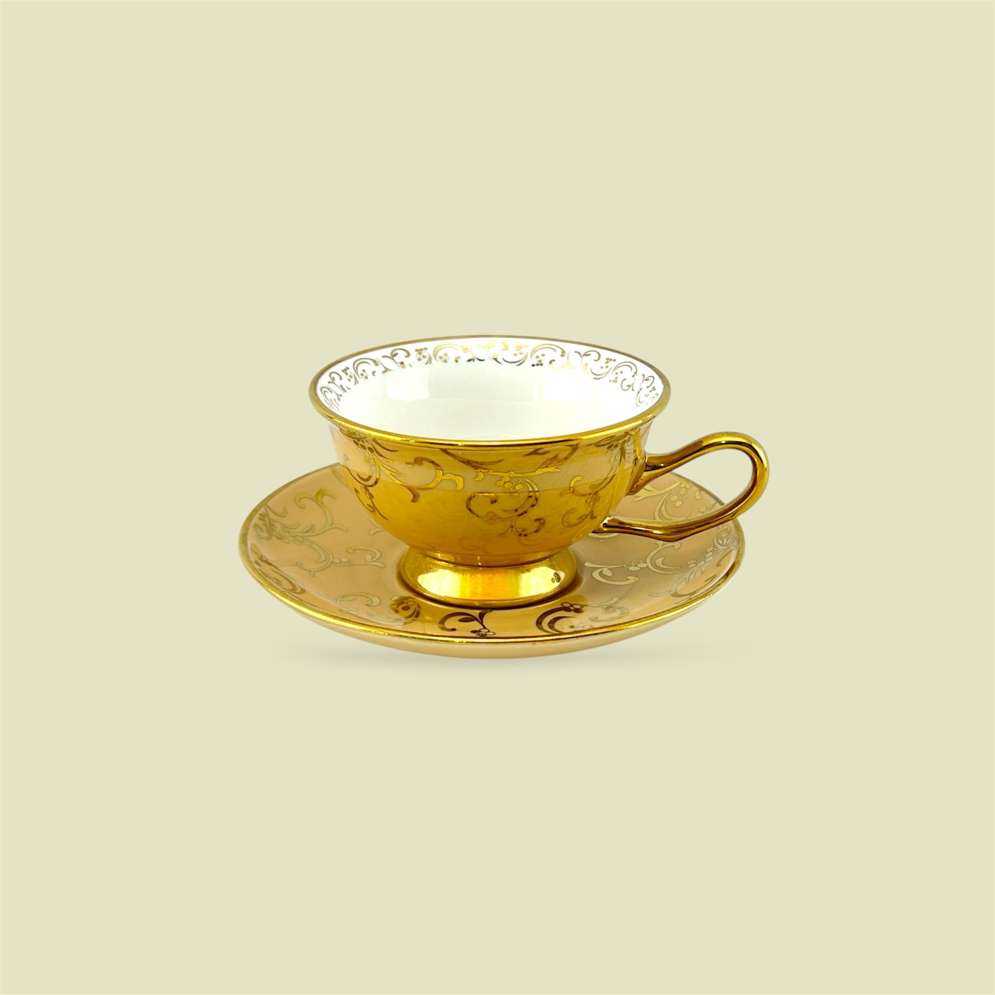 Royal 6-Piece Cup & Saucer Set With Gift Box Kaka Bawa Sons