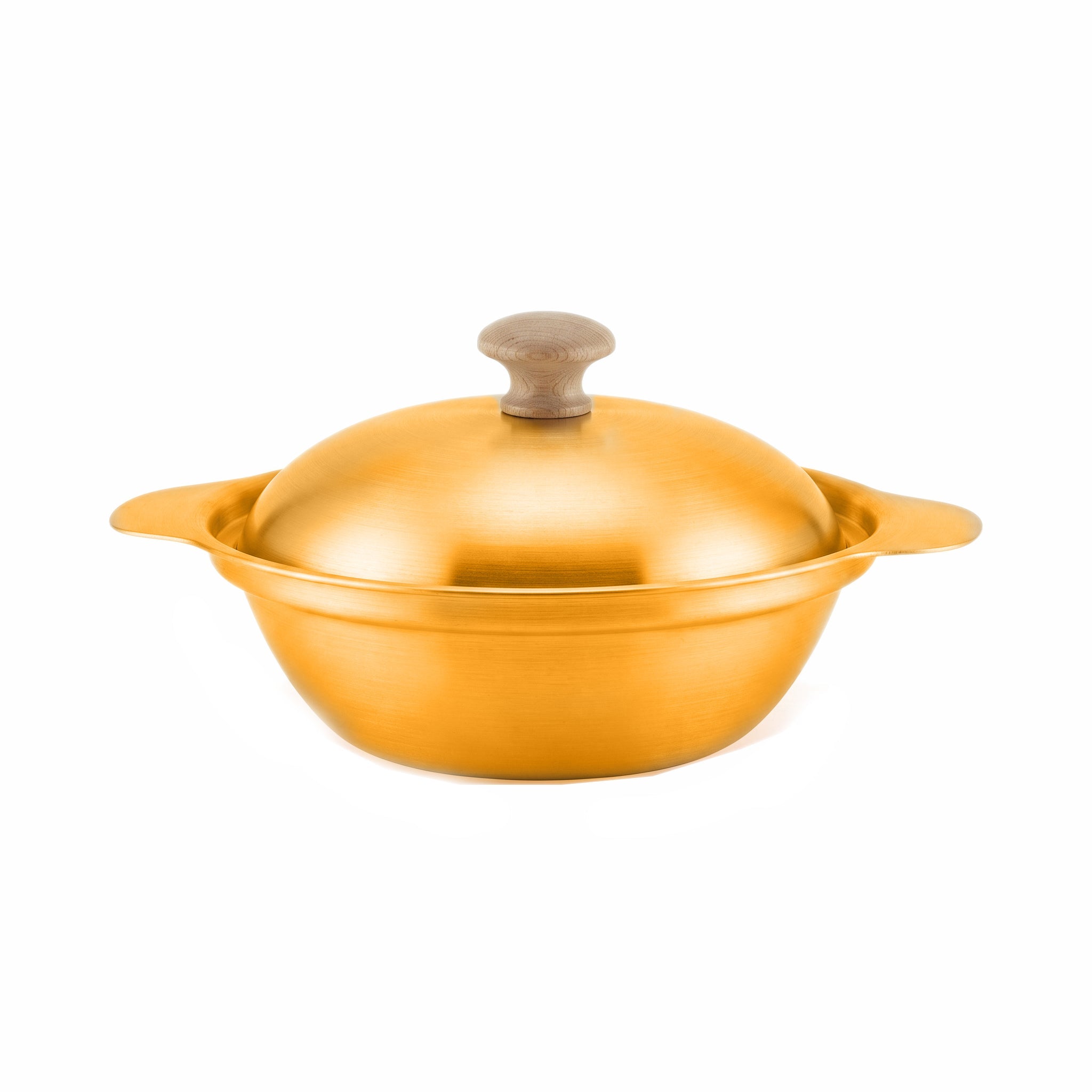 T.D.L 18 Cm Stainless Steel Electric Golden Coating Serving Pot Kaka Bawa Sons