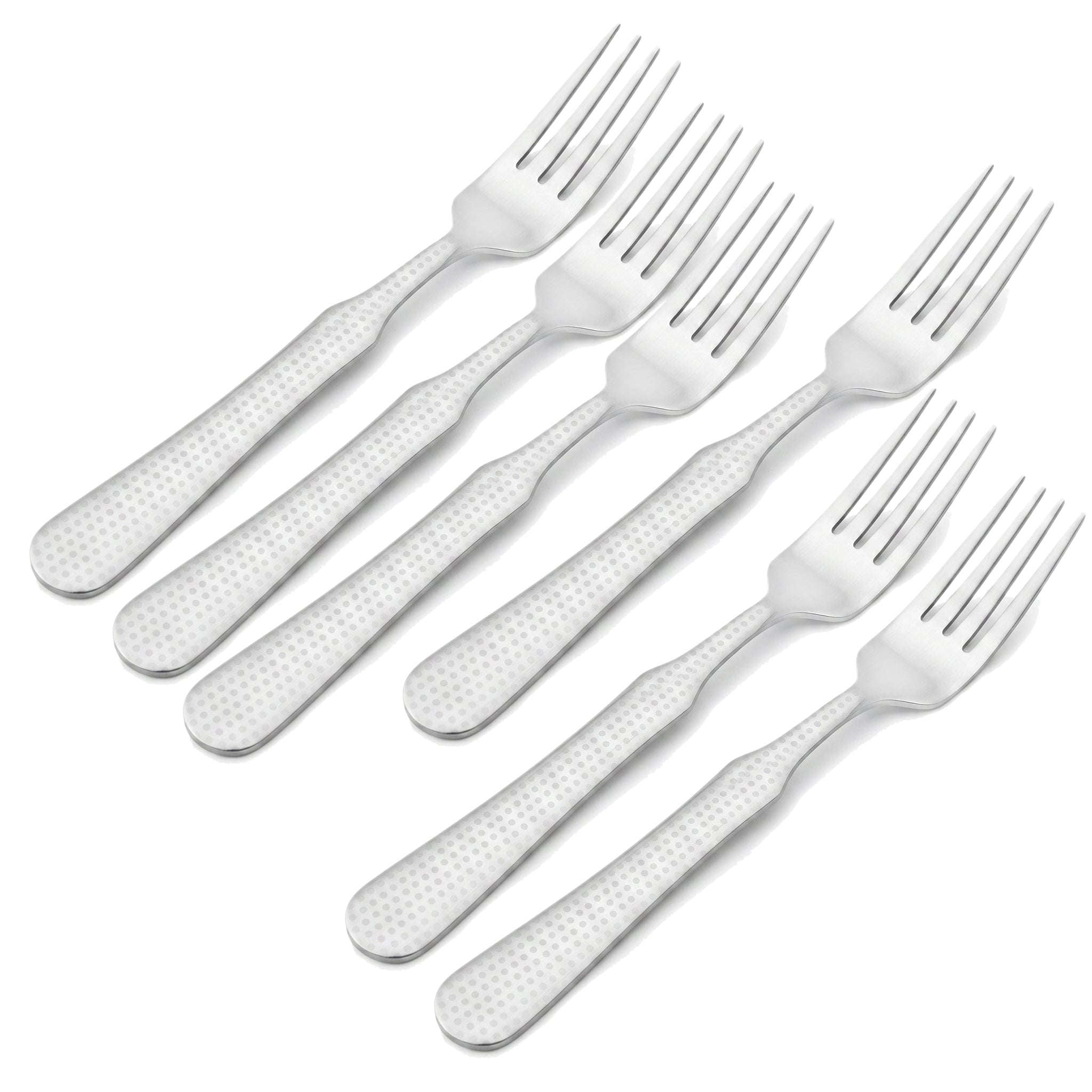 TRD 6-Piece Stainless Steel Silver Table Fork Set Kaka Bawa Sons