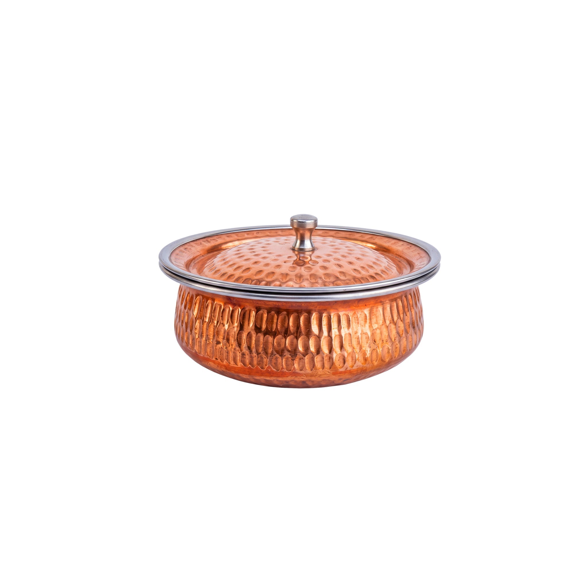 R.S Brass Copper Coating Serving Pot Kaka Bawa Sons