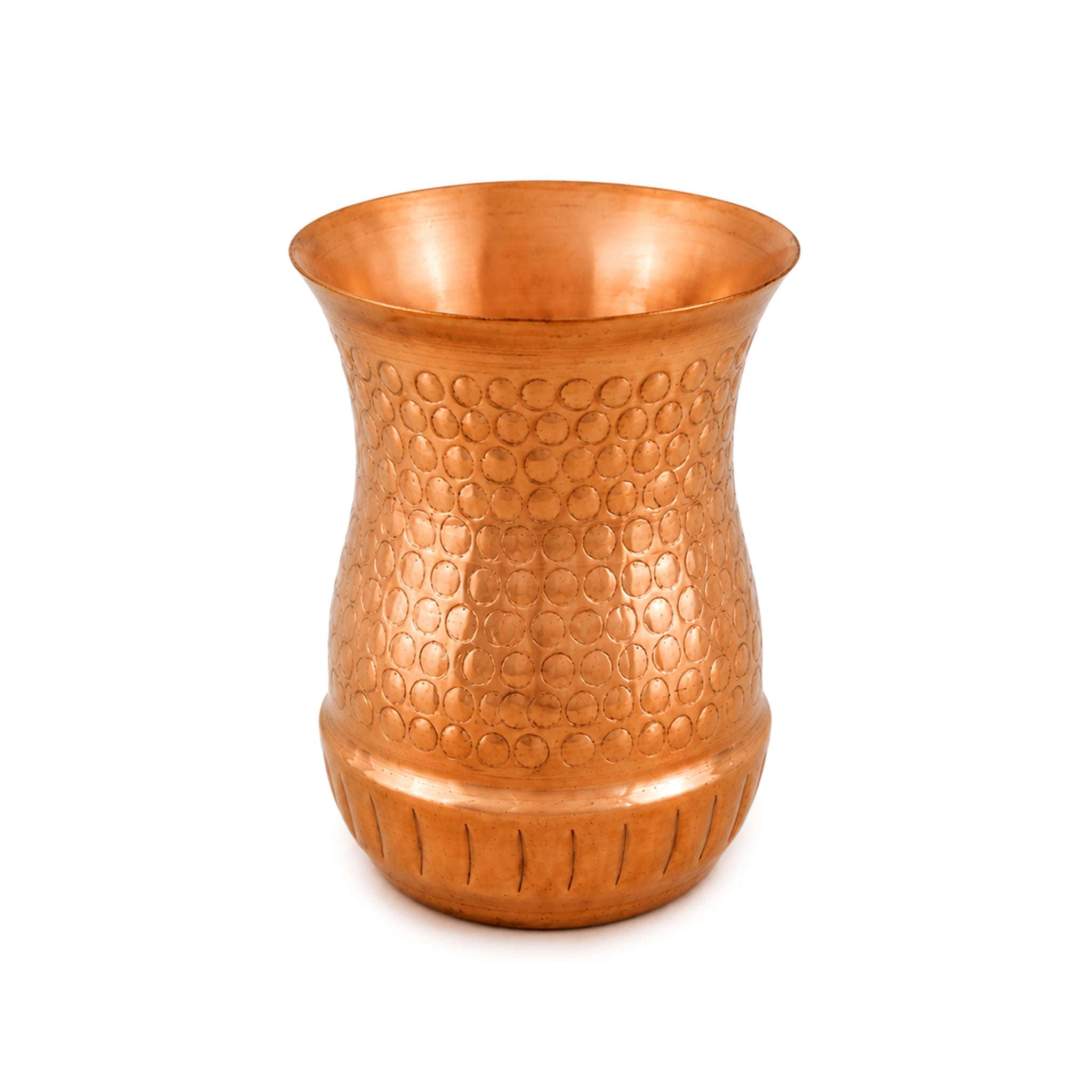 R.S 400 ml Brass Copper Coating Glasses Kaka Bawa Sons