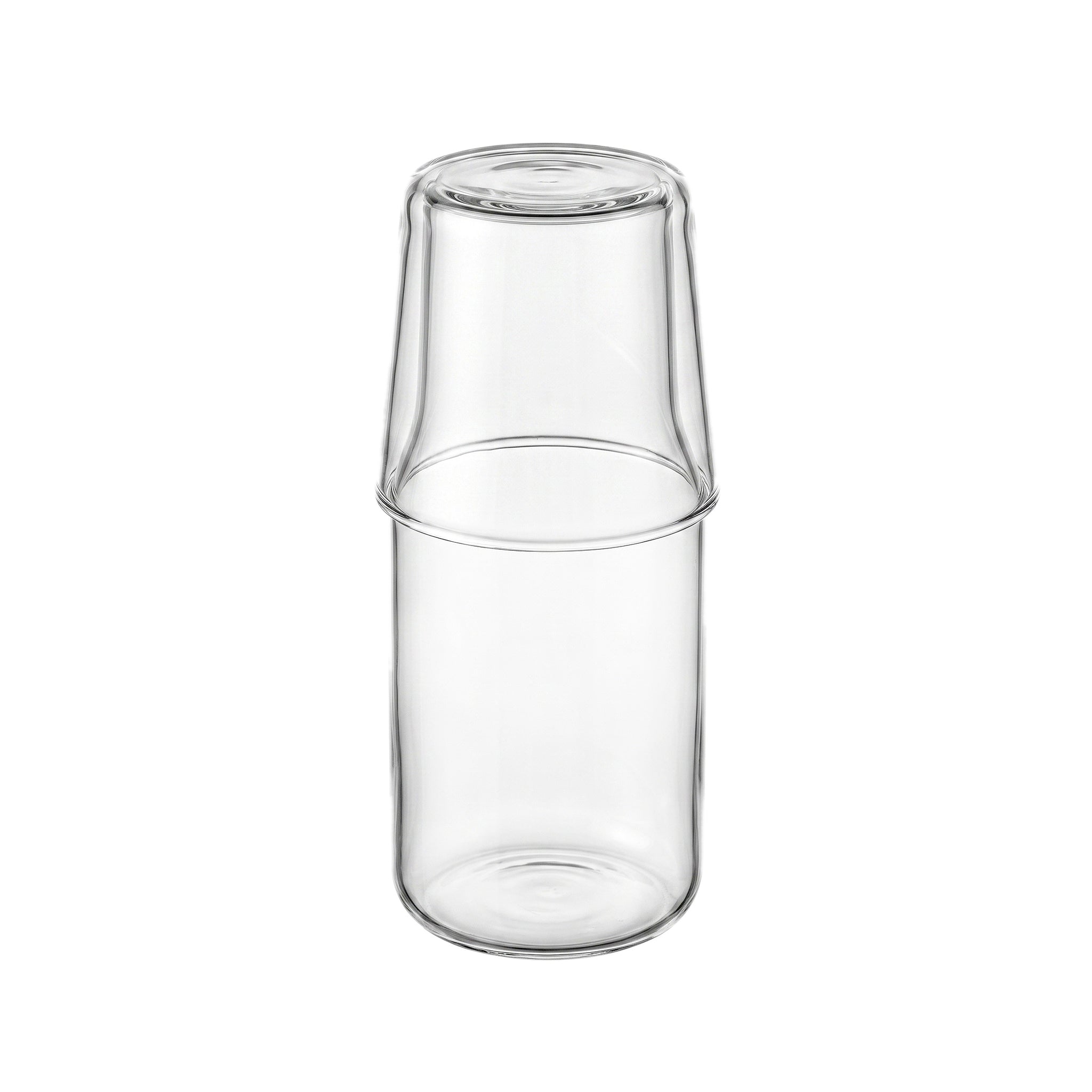 D.W.M 500 ML Glass Jug With 250 ML Lid Glass Kaka Bawa Sons