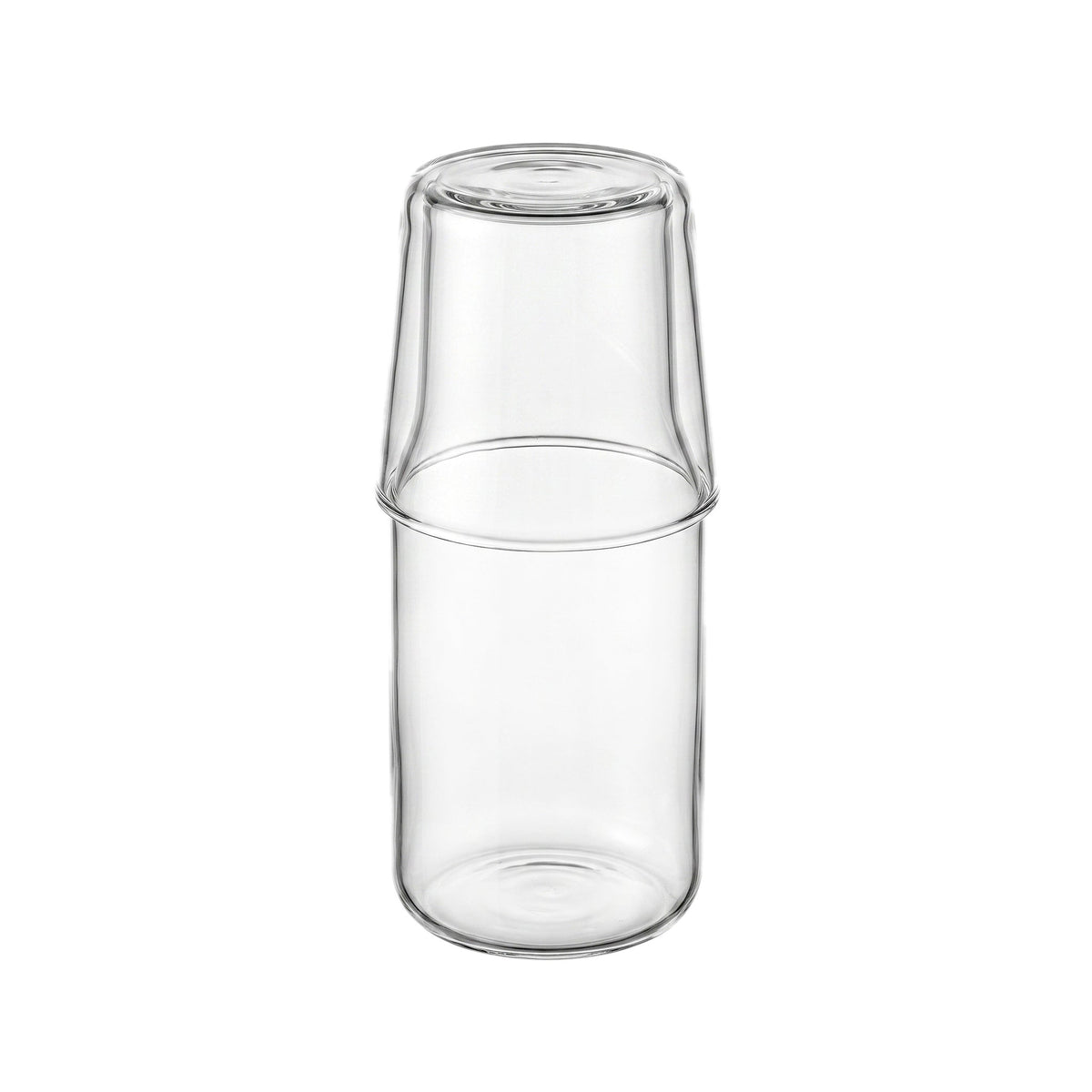 D.W.M 500 ML Glass Jug With 250 ML Lid Glass Kaka Bawa Sons