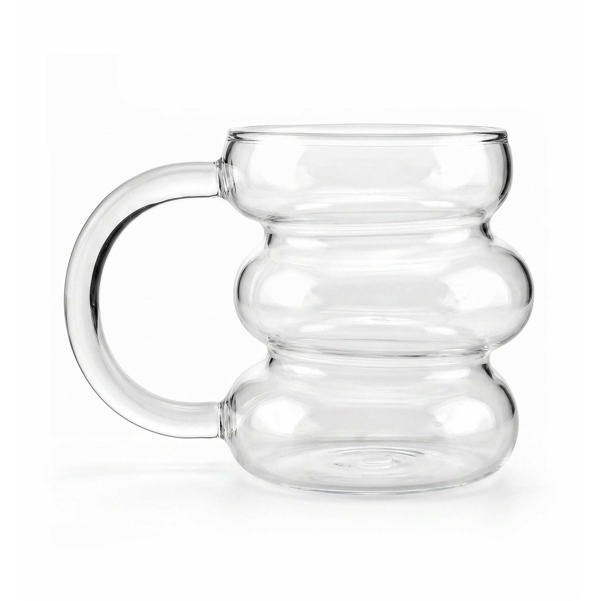 D.W.M 450 ML Bubble Glass Mug