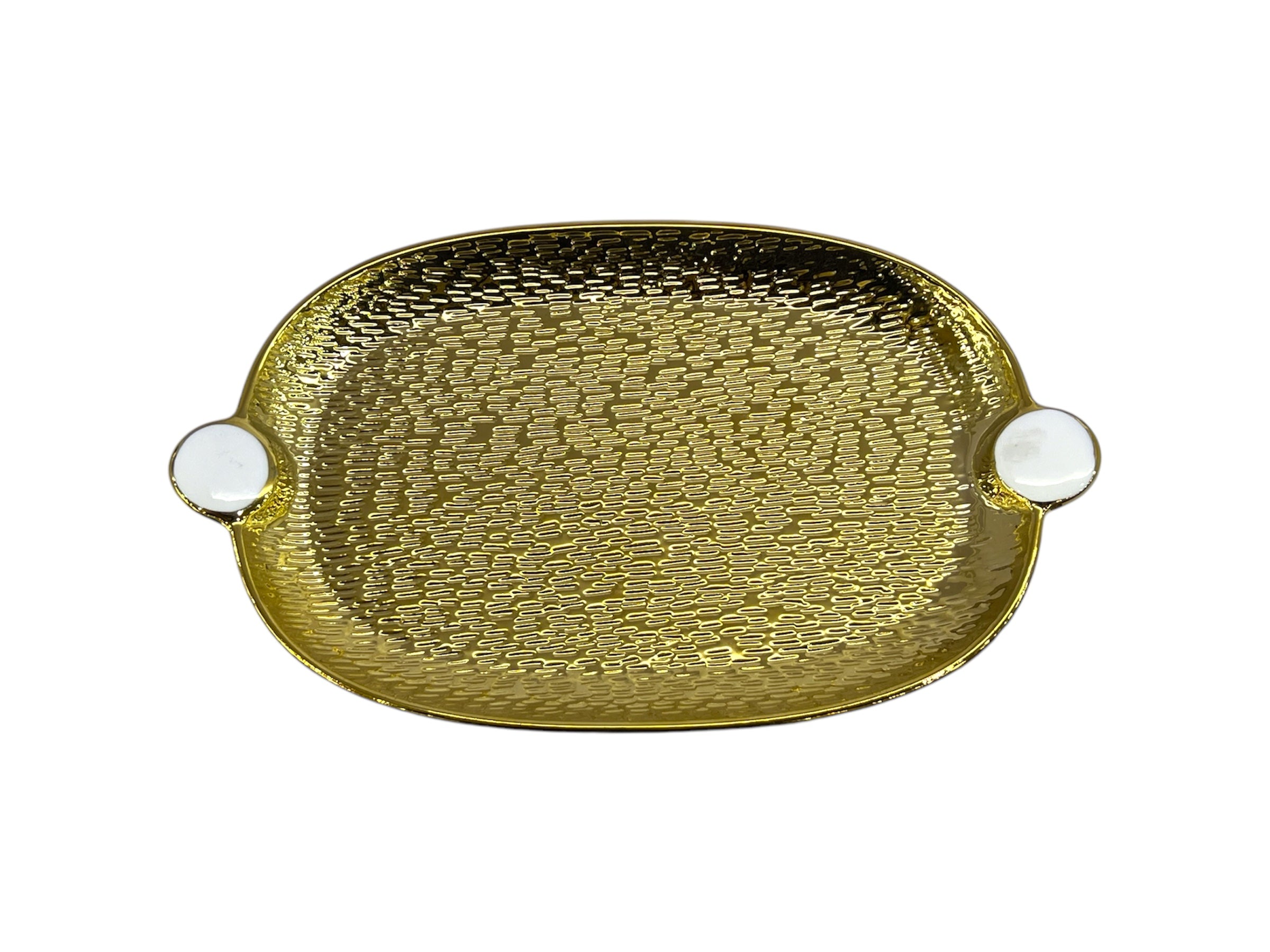 FANCY DISH GOLDEN (RECT-13")