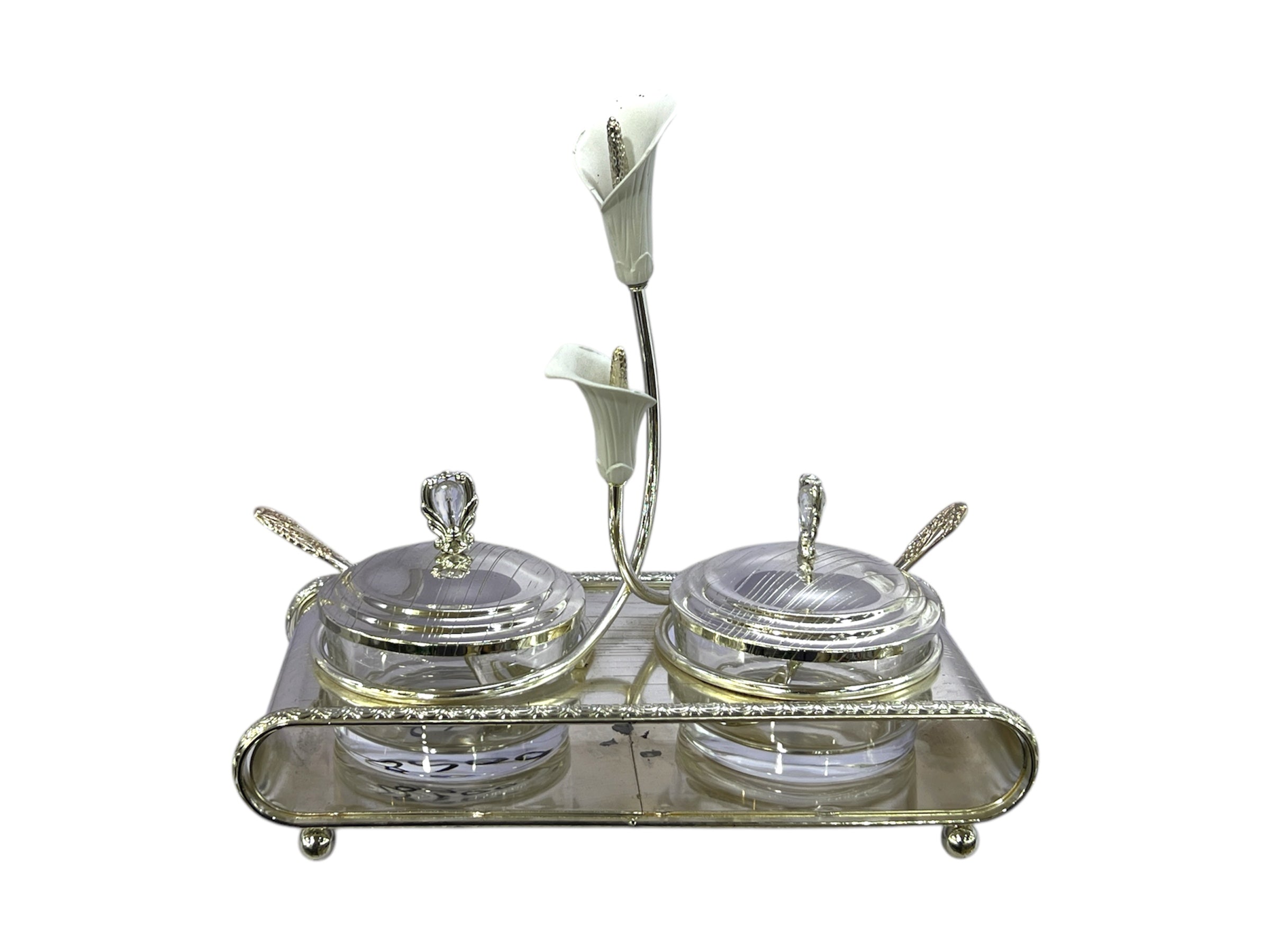 FANCY SUGAR POT SILVER