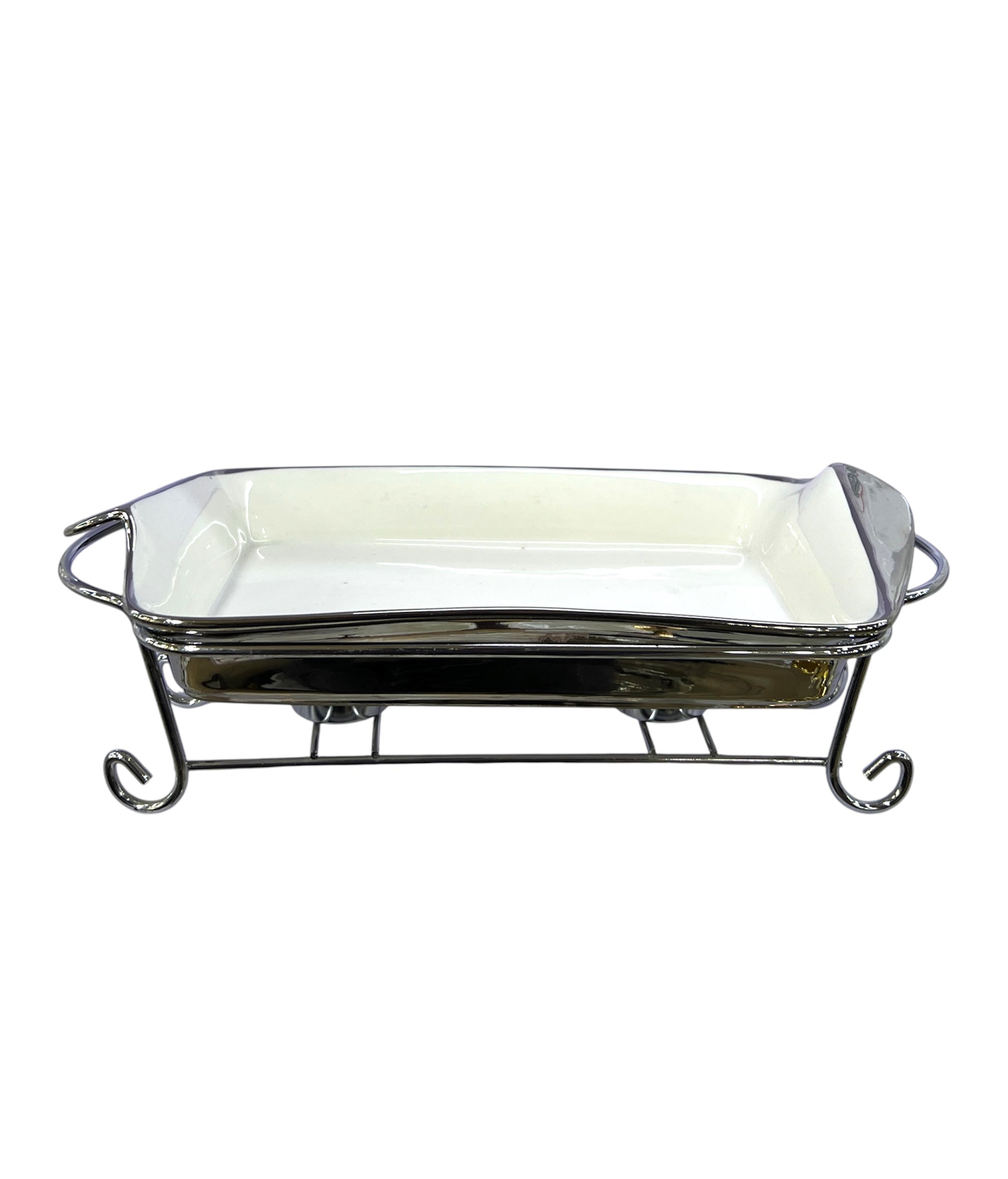 IMPERIAL DISH WITH SILVER STAND