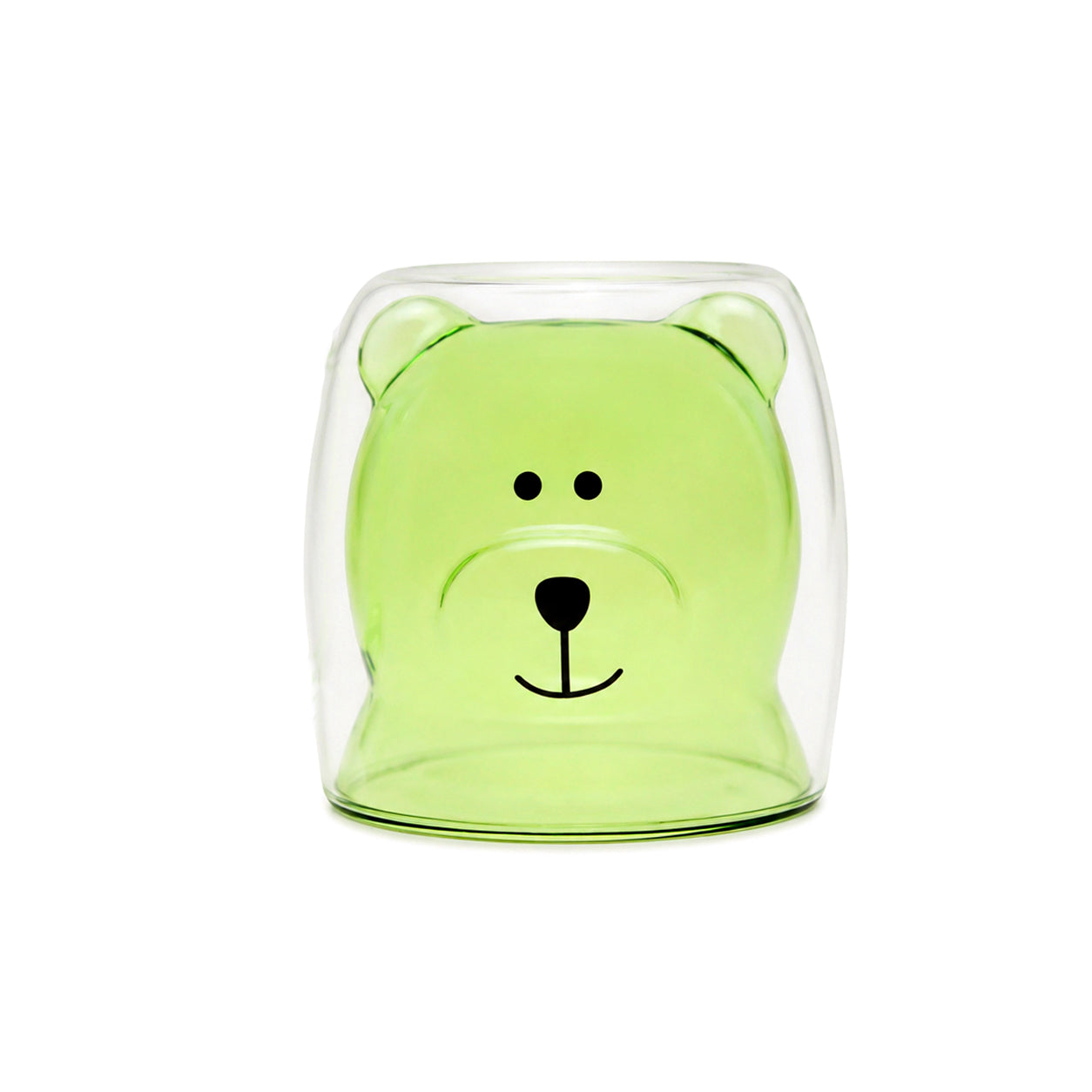 D.W.M 250 ML Double Wall Bear Design Juice Glasses