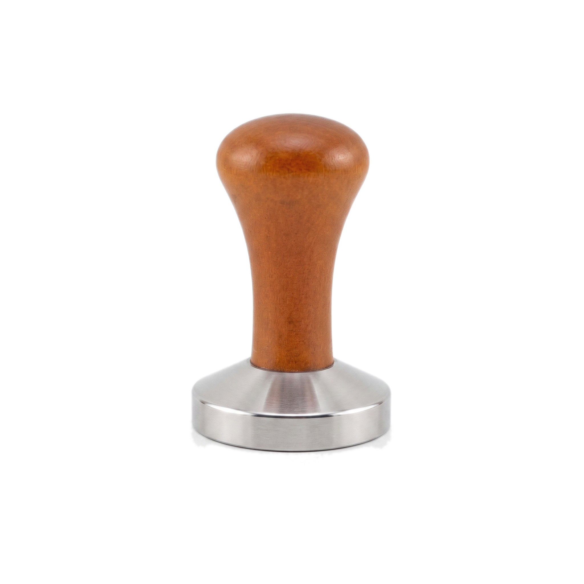 Mart 58 mm Stainless Steel Coffee Tamper With Wooden Handle Kaka Bawa Sons