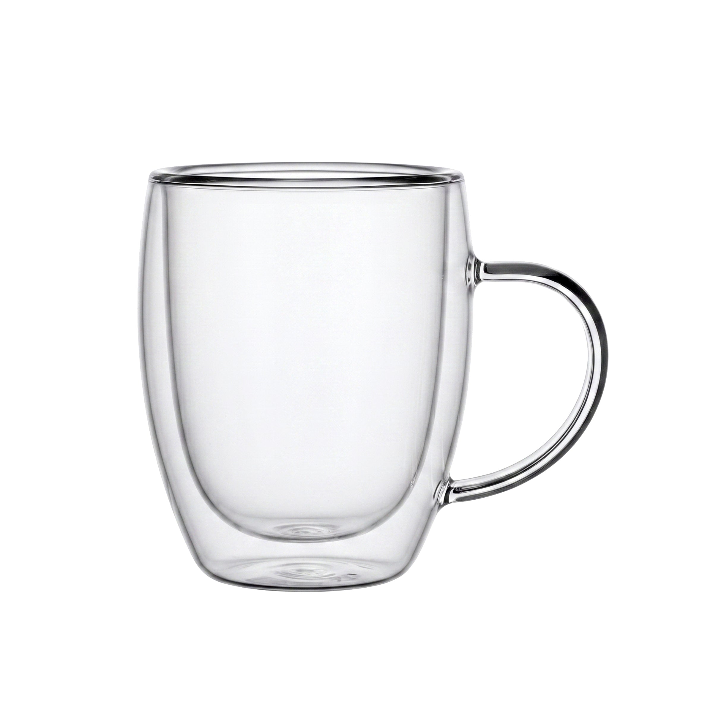 Roper 350 ML Clear Everyday Double Wall Glass Mug Kaka Bawa Sons