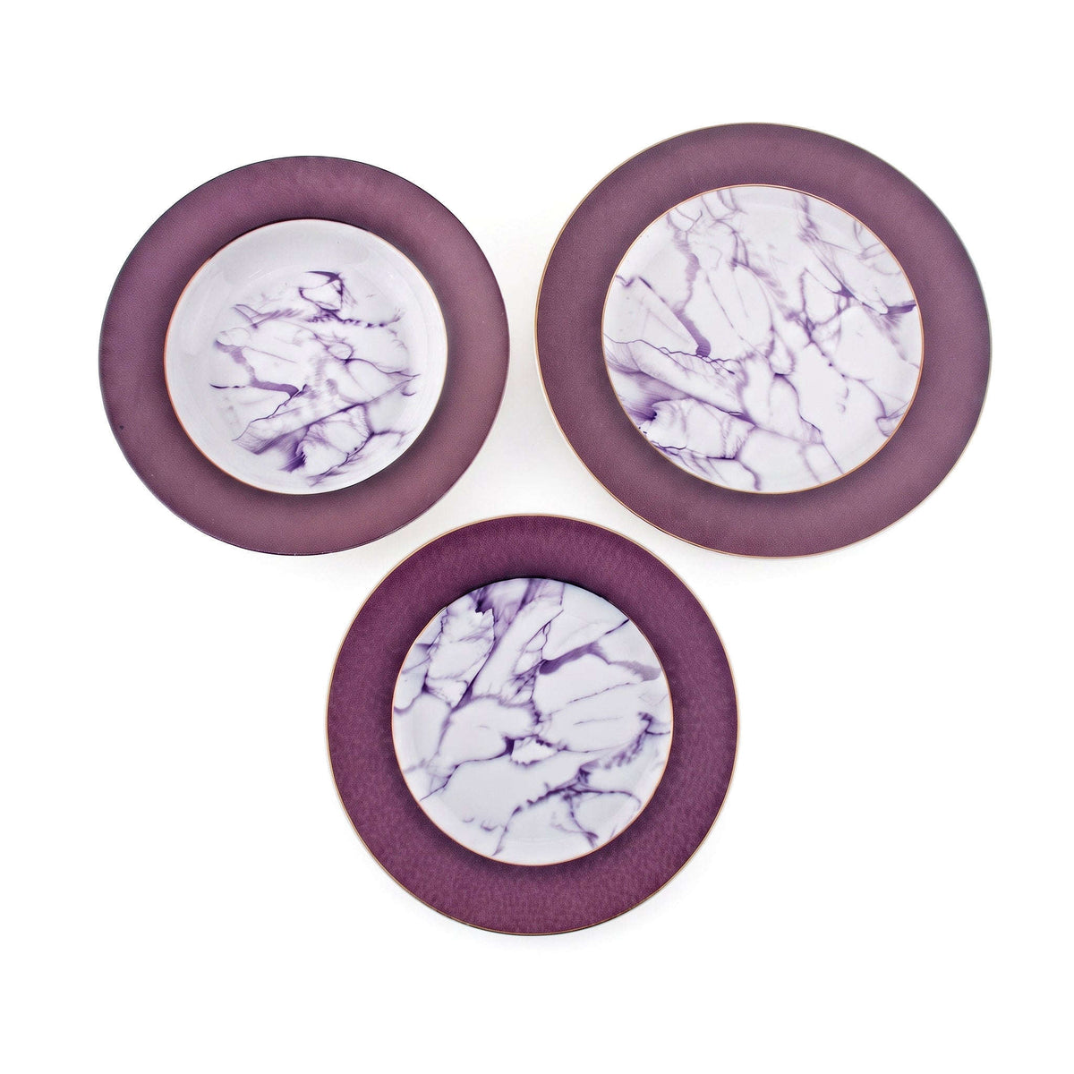 UK Parliament 18-Pieces Bone China Plate Sets Kaka Bawa Sons