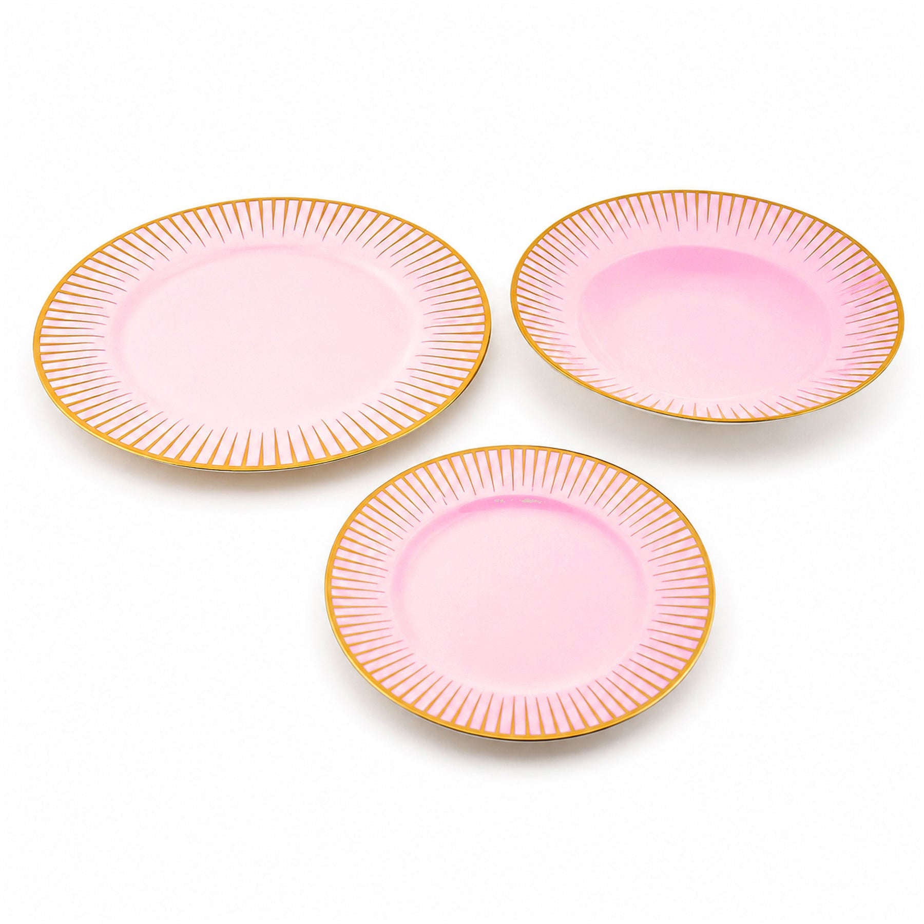B/C 24-Pieces Bone China Plate Sets Kaka Bawa Sons