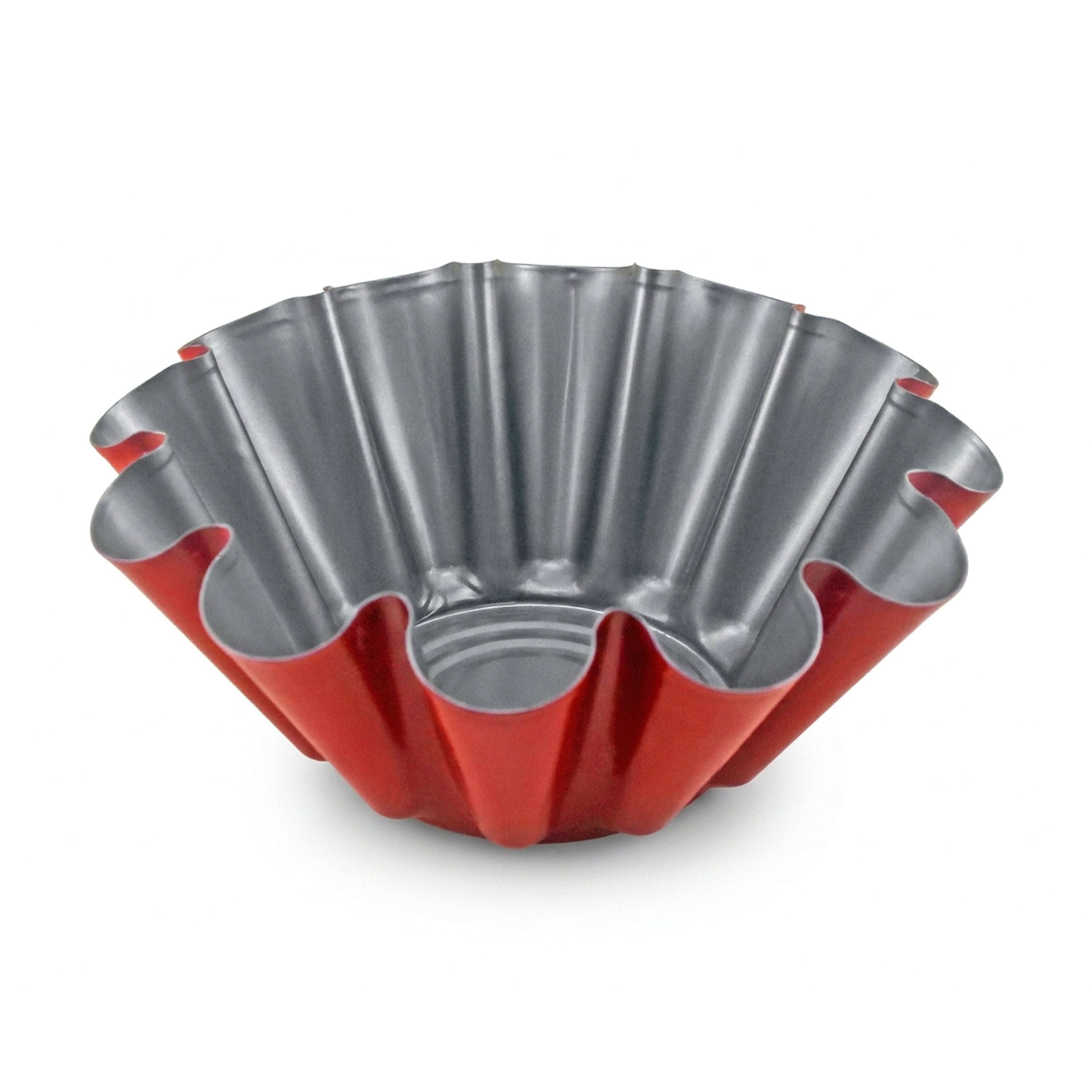 Kings 8.5 Inches Red Metal Jelly Pan Kaka Bawa Sons