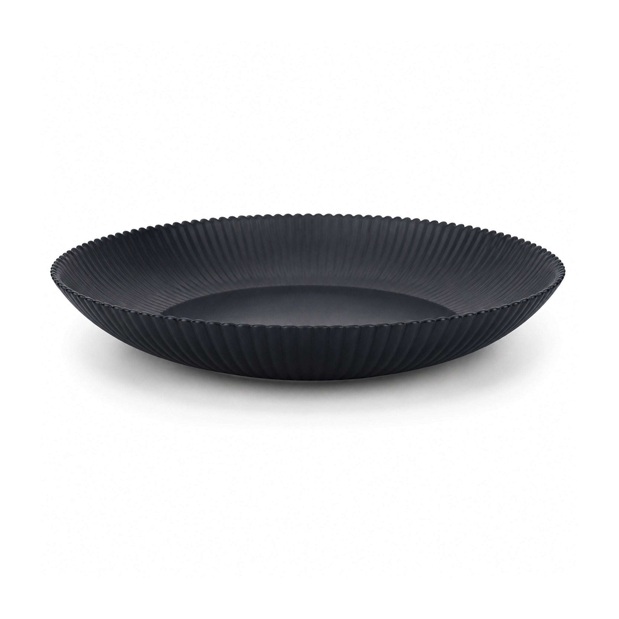 Home Table 8-inches Opal Black Marble Soup Plate Kaka Bawa Sons