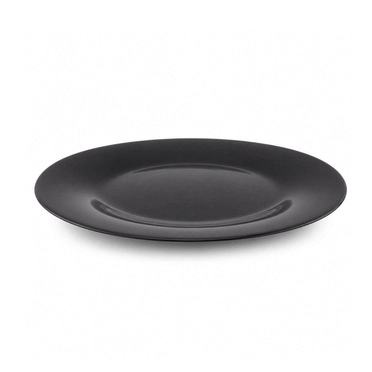 Home Table 10-Inches Black Marble Flat Plates Kaka Bawa Sons