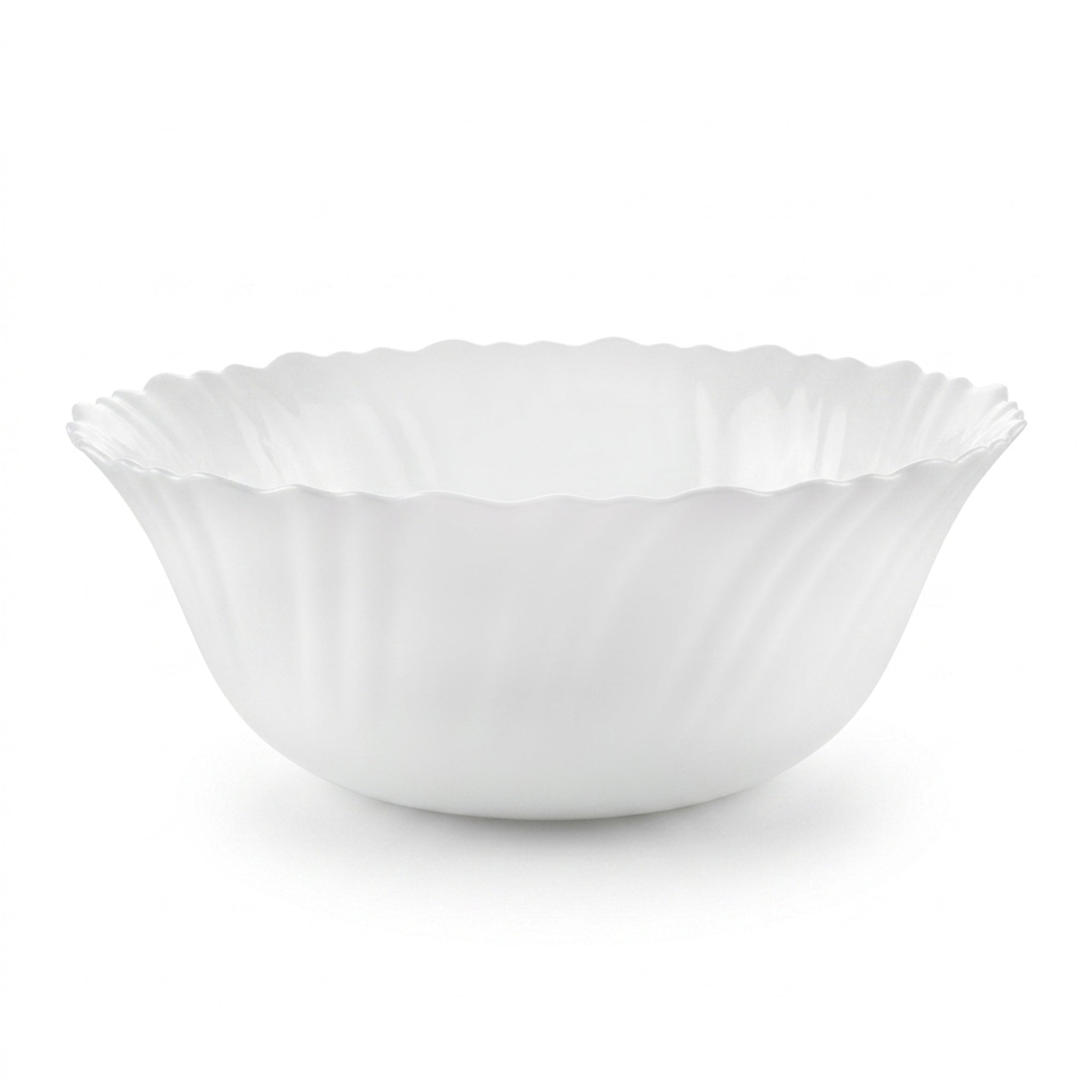 Pars 8-Inches Opal White Marble Serving Bowl Kaka Bawa Sons