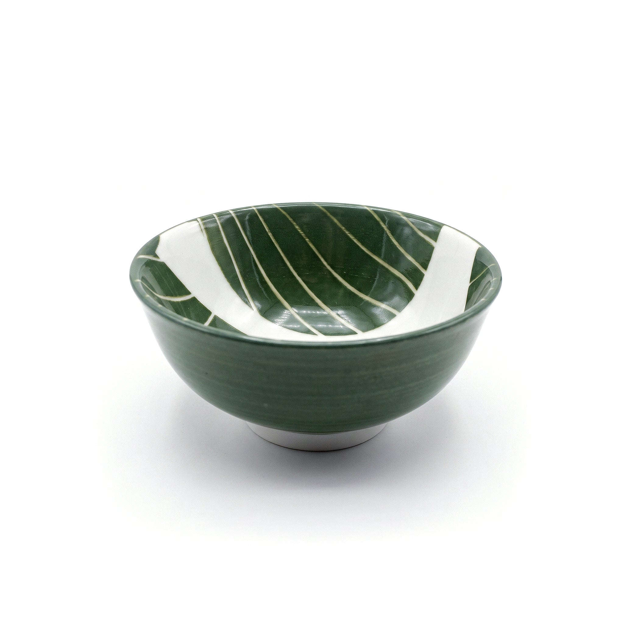 Gupan Leaf Design Matte Green Marble Sweet Bowls Kaka Bawa Sons