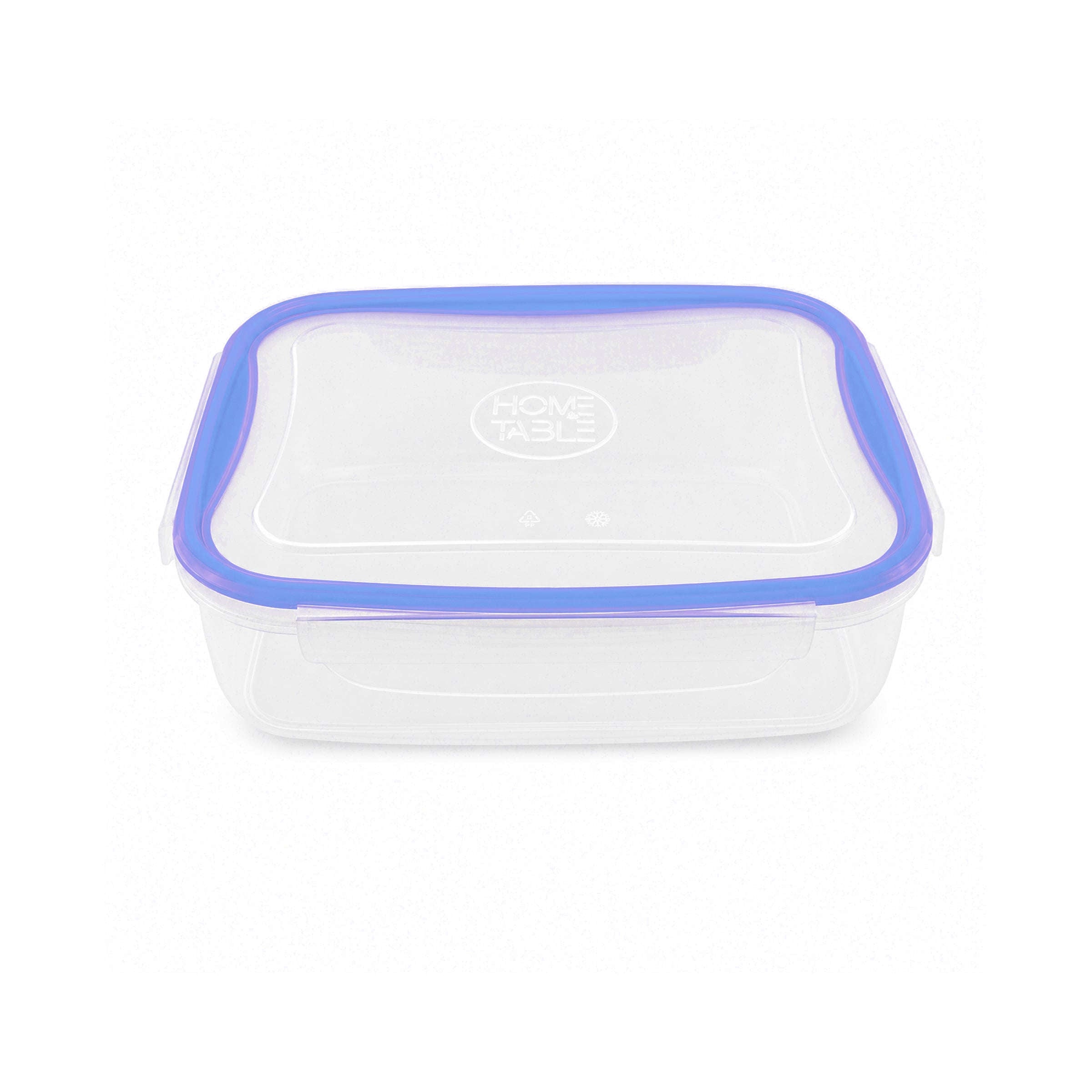 Home Table 3.45-Liter 3.3Kg Plastic Food Container With Lock Lid Kaka Bawa Sons
