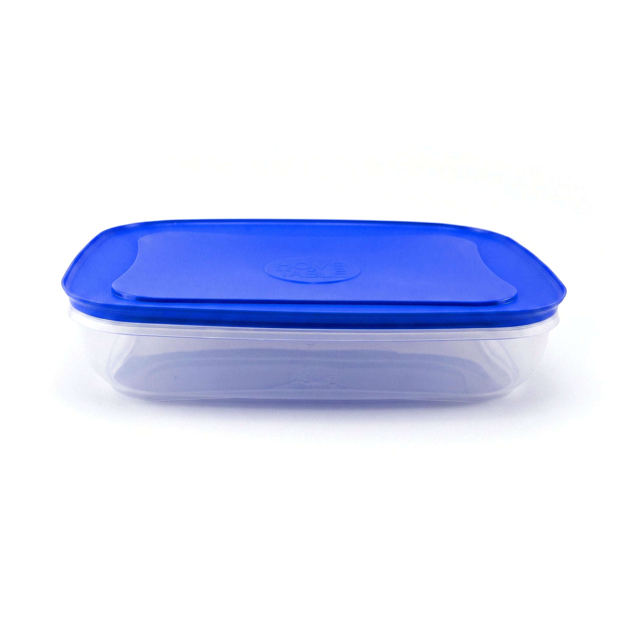 Home Table 2.65-Liter 2.5Kg Blue Plastic Food Container Kaka Bawa Sons