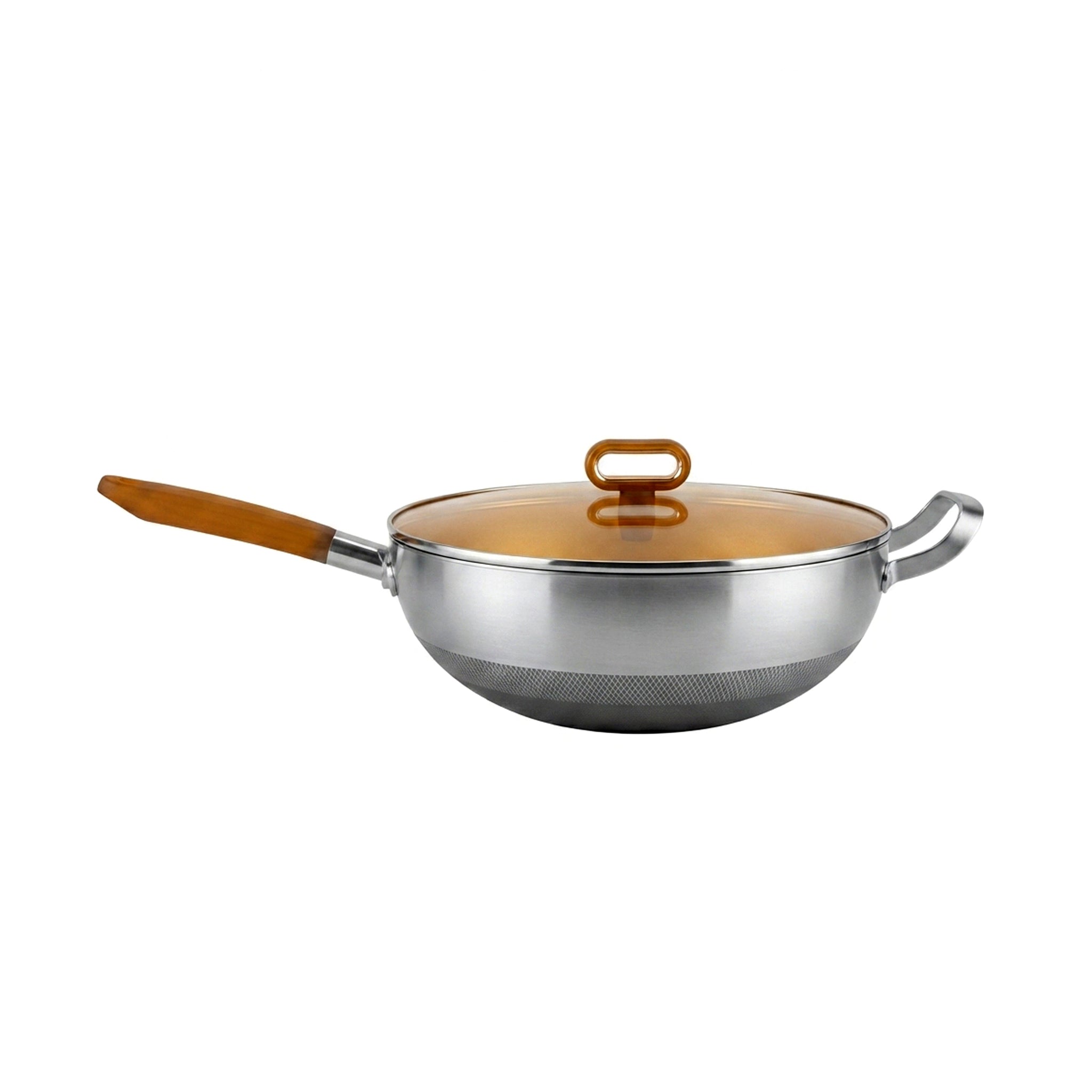Titanium Non Stick Induction Titanium Coating Woks Kaka Bawa Sons