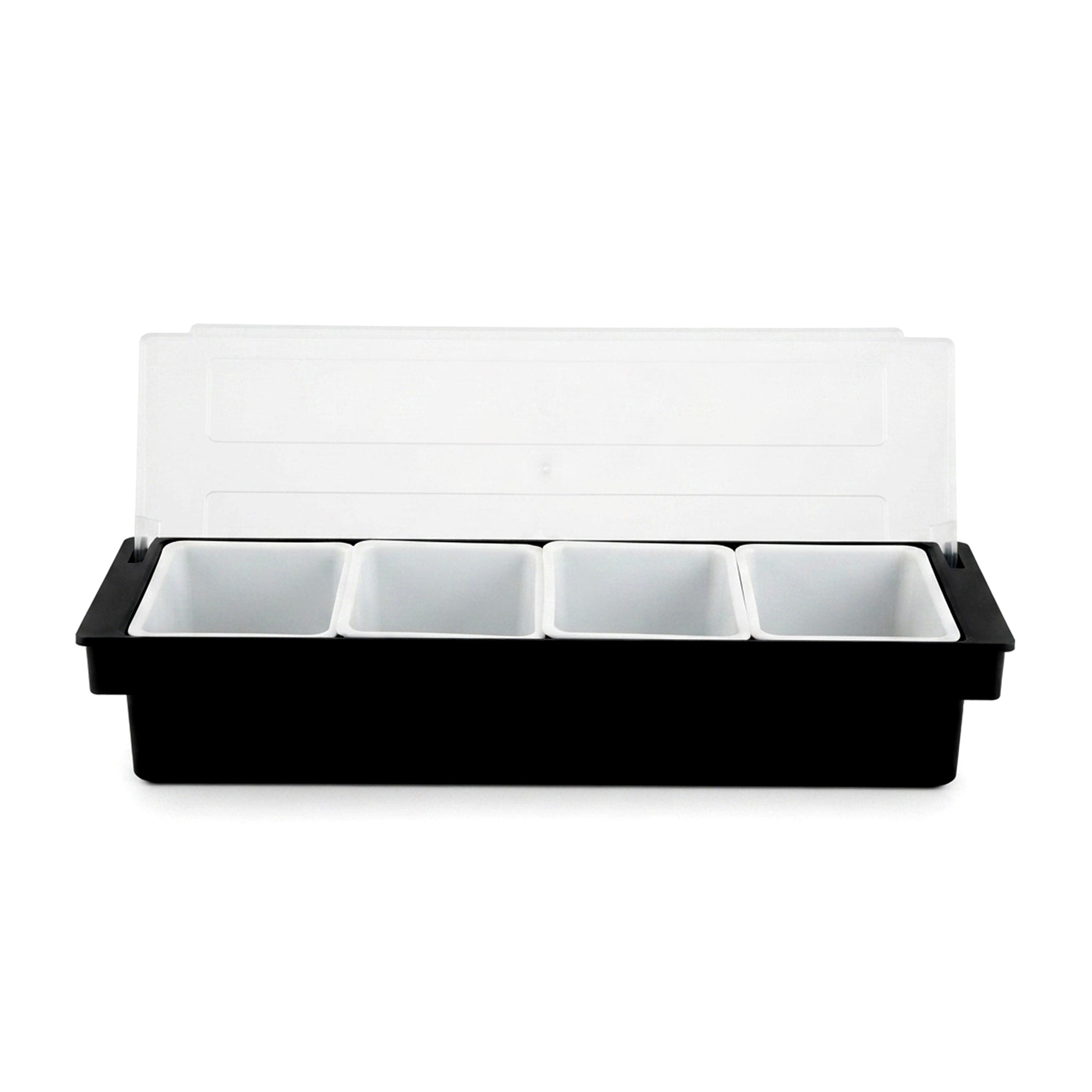 Roper Plastic Black Spice Boxes With White Containers Kaka Bawa Sons