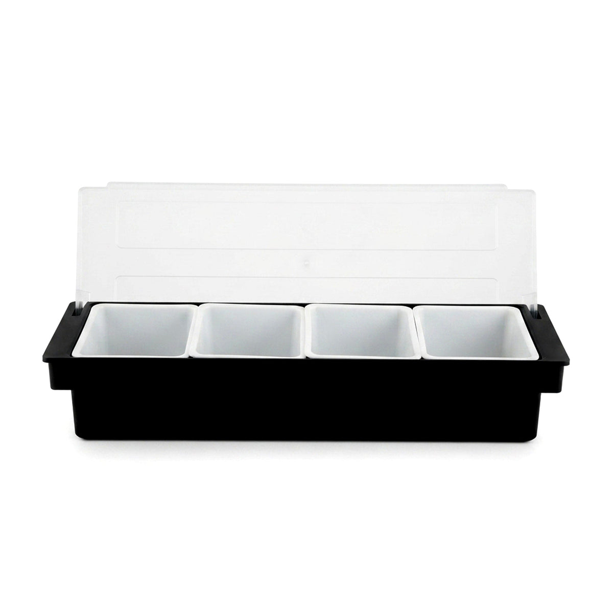 Roper Plastic Black Spice Boxes With White Containers Kaka Bawa Sons
