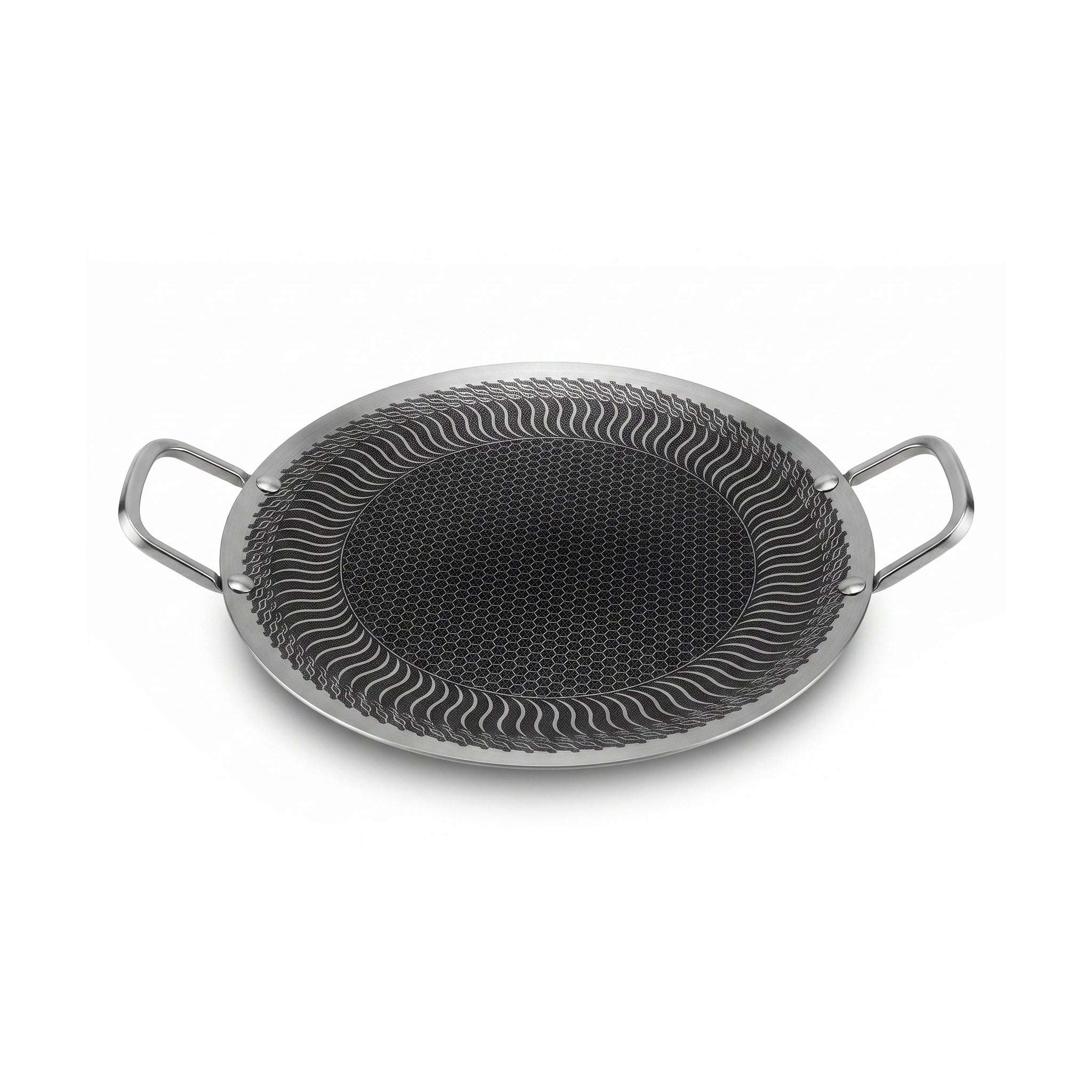 Flanek Stainless Steel Black And White Laser Coating Induction Griddles Kaka Bawa Sons