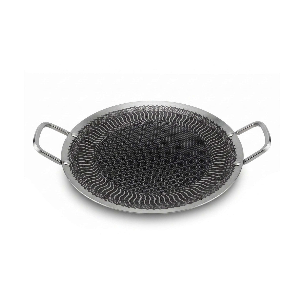 Flanek Stainless Steel Black And White Laser Coating Induction Griddles Kaka Bawa Sons