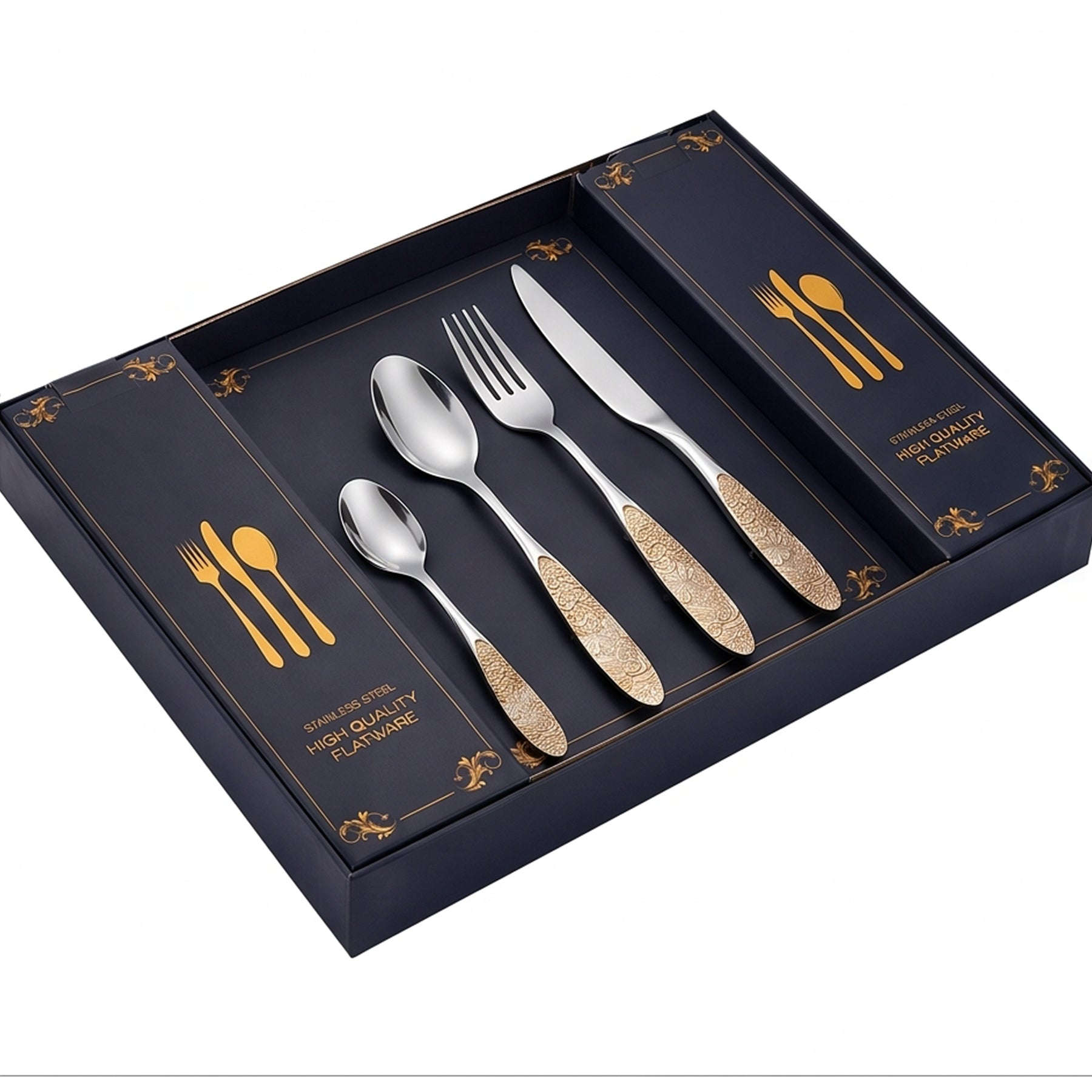 Alomi 24-Pieces Stainless Steel Cutlery Sets Kaka Bawa Sons