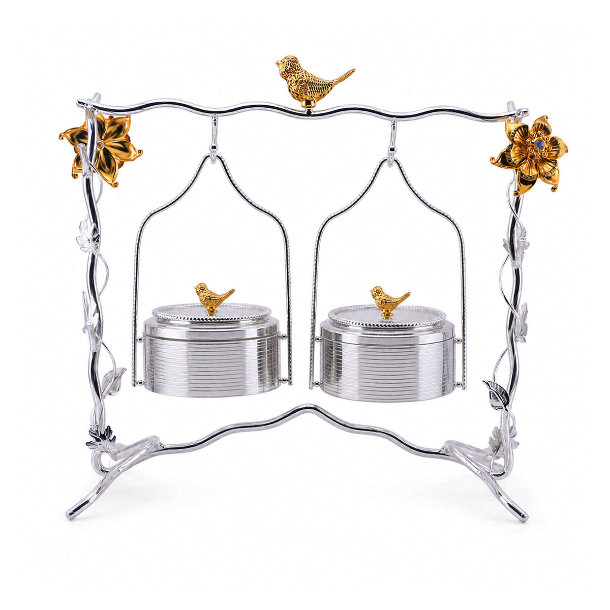 Fancy 2-Portion Hanging Dry Fruit Serving Sets Kaka Bawa Sons